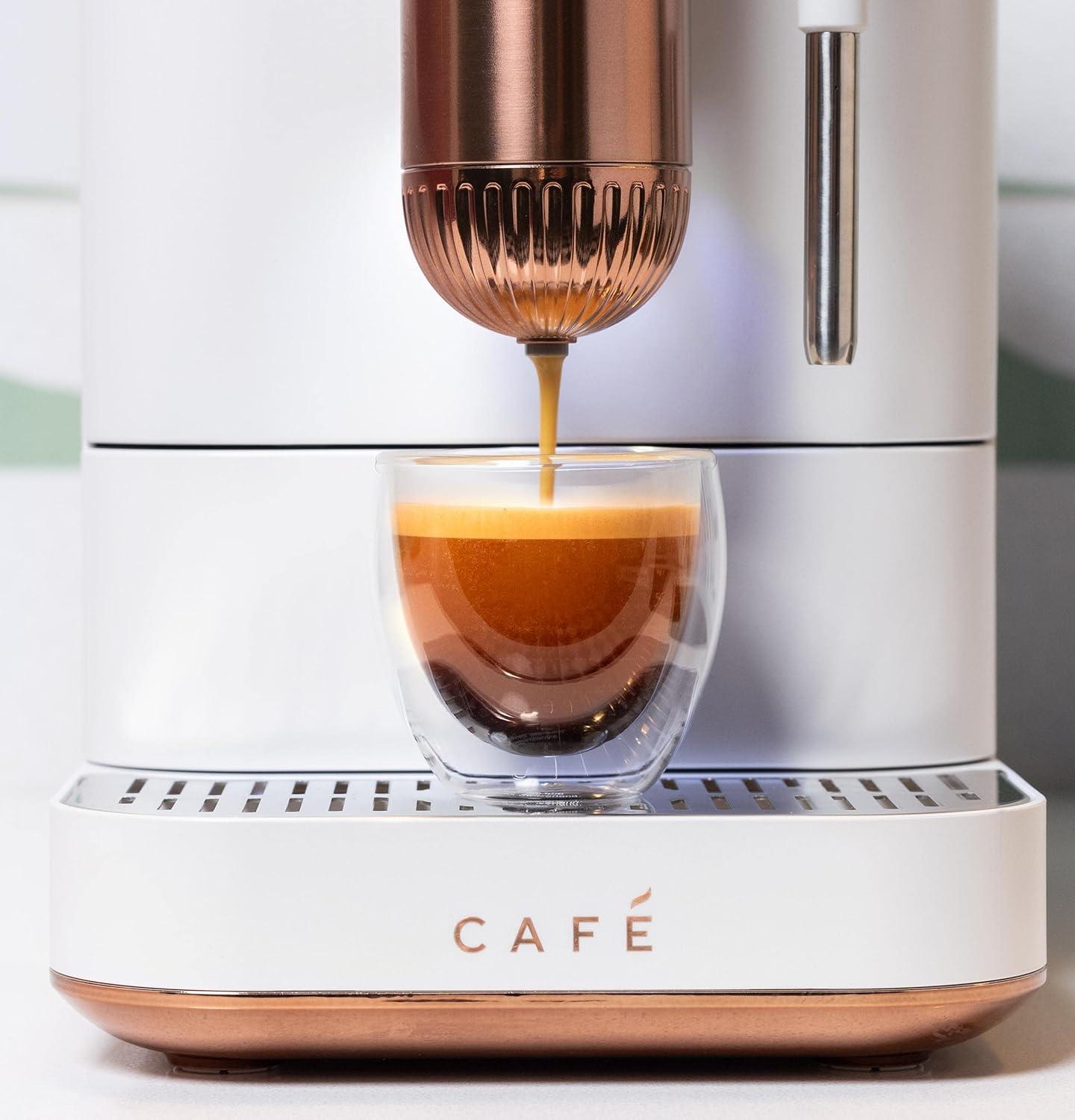 Café™ Matte White Affetto Automatic Espresso Machine