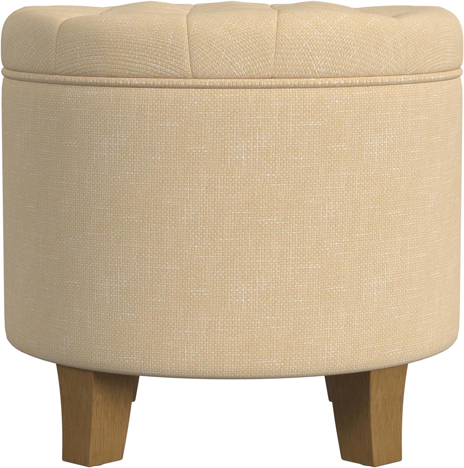 Boho Tufted Storage Ottoman - HomePop