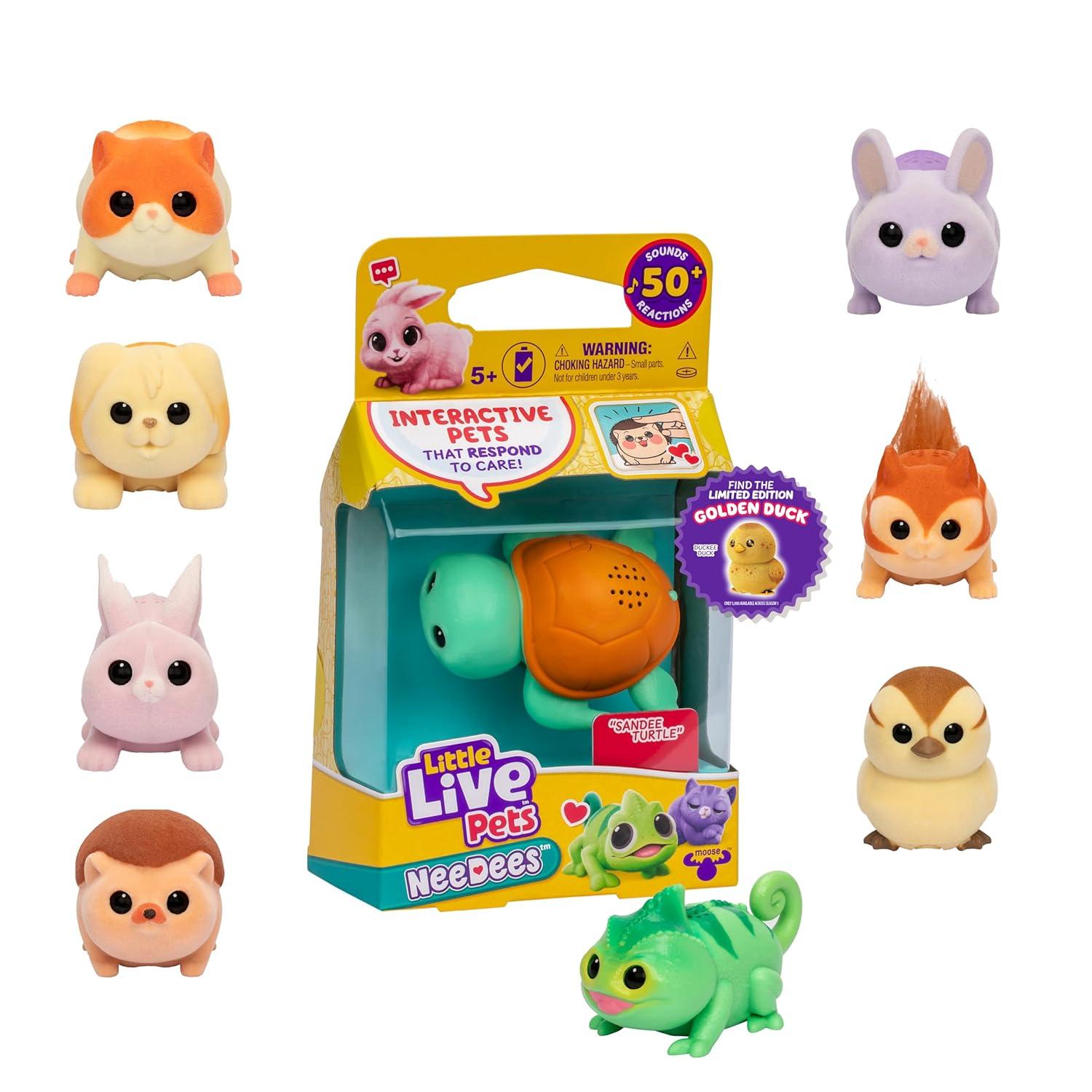 Little Live Pets NeeDees, Interactive Wearable Take-Anywhere Electronic Toy, Collect All 13, Ages 5+