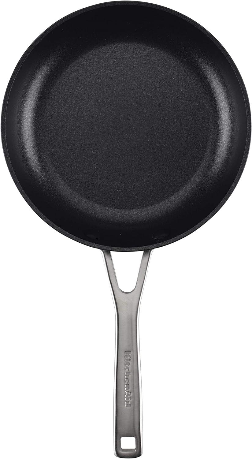 Matte Black 10-Piece Aluminum Nonstick Cookware Set