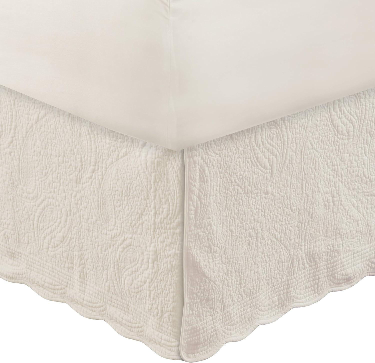 DUMODY Tailored Bed Skirt