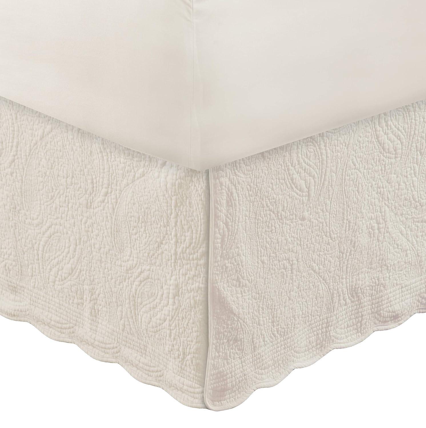DUMODY Tailored Bed Skirt