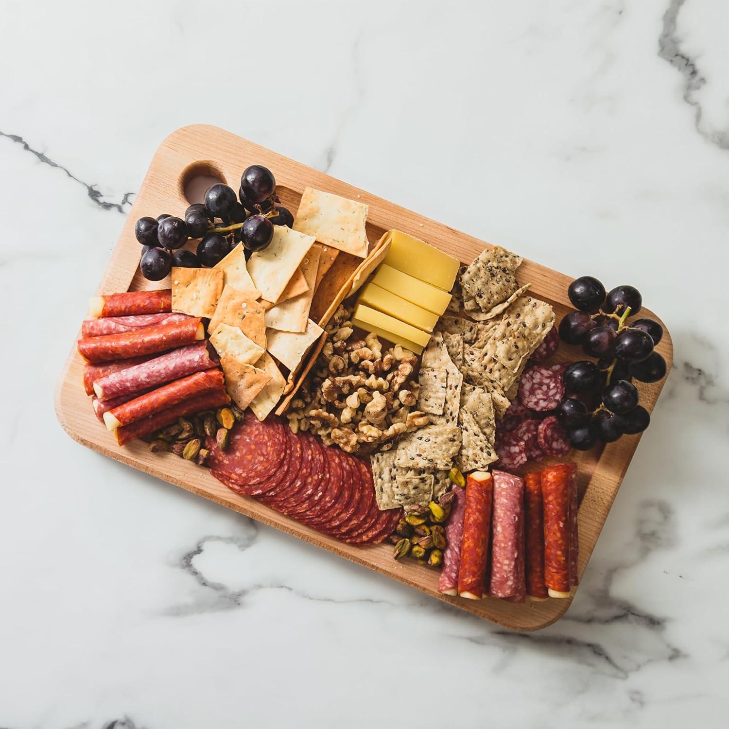 John Boos Boos Block Prestige Series Large Reversible Wood Cutting Board, 1.25-Inch Thickness, 22" x 16" x 1 1/4", Maple