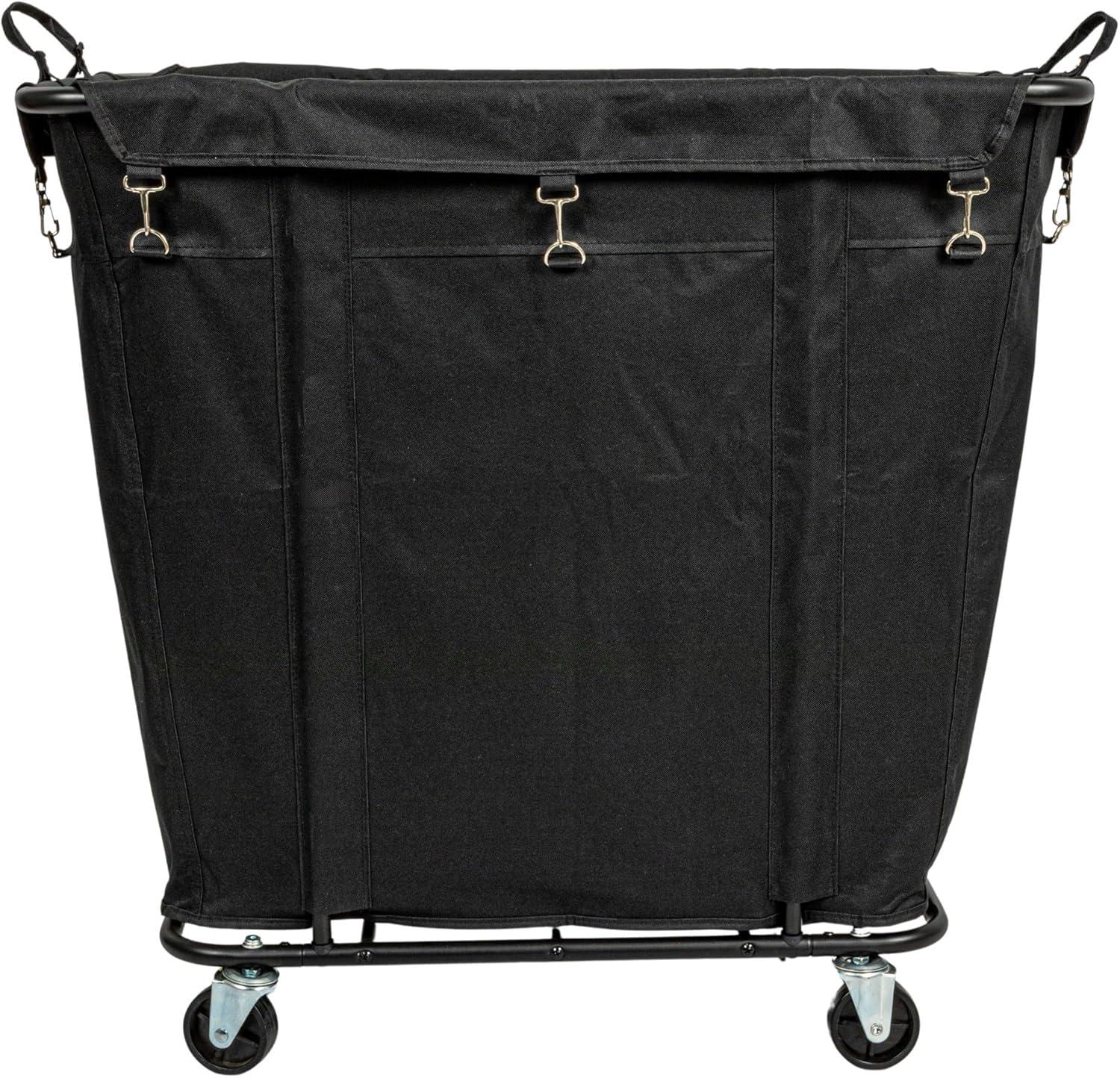 Household Essentials Rolling Laundry Hamper with Handles