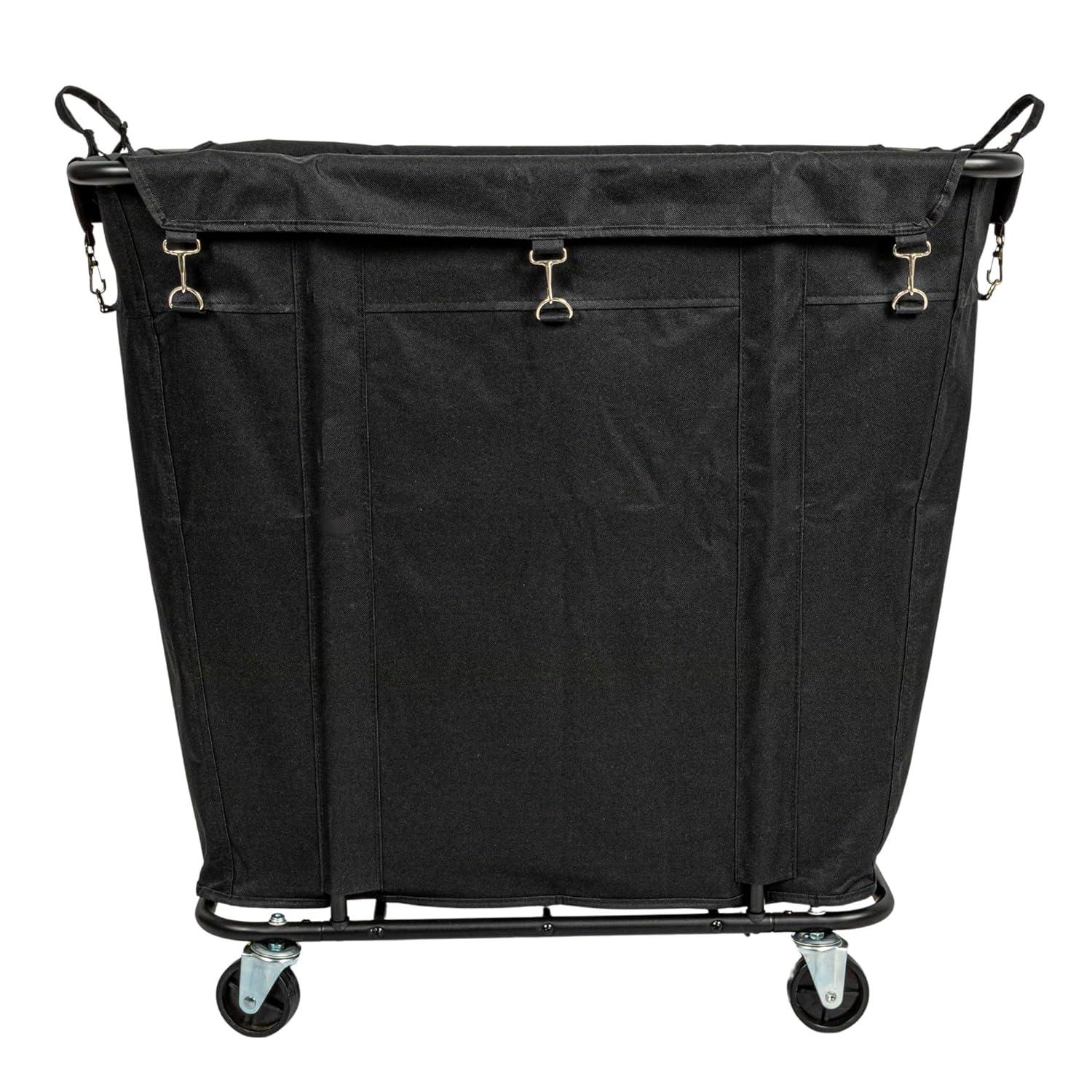 Household Essentials Rolling Laundry Hamper with Handles