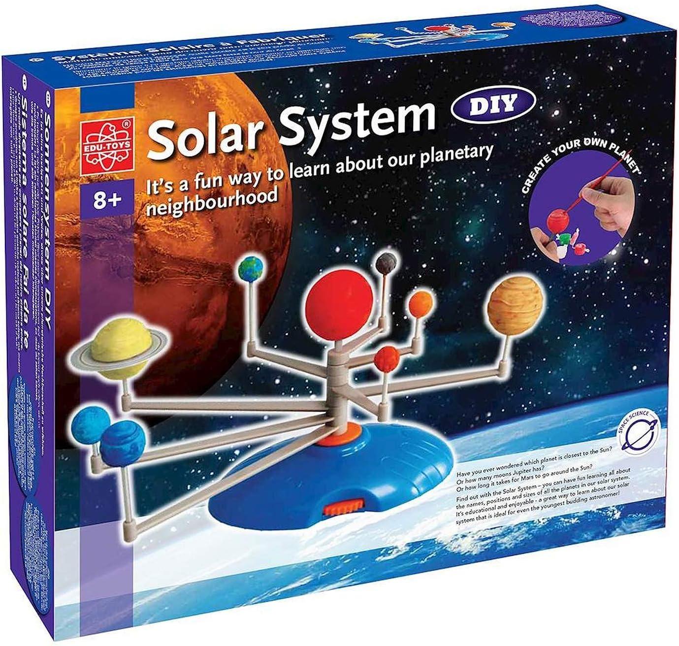 Kids Solar System Planetarium Model DIY STEM Science Build & Paint Kit