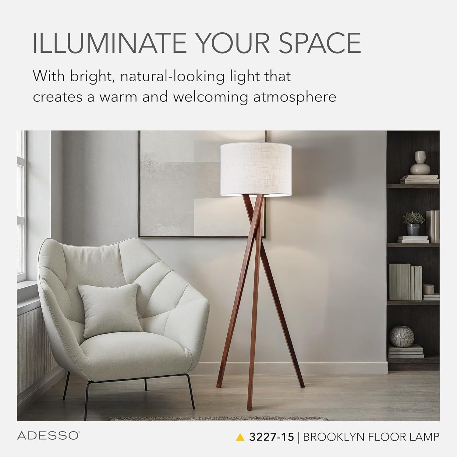 Harcourt 63'' Solid Wood Floor Lamp