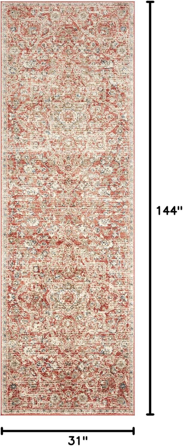 Loloi II Saban SAB-02 Oriental Rust / Beige Area Rug 5'-3" x 7'-6"