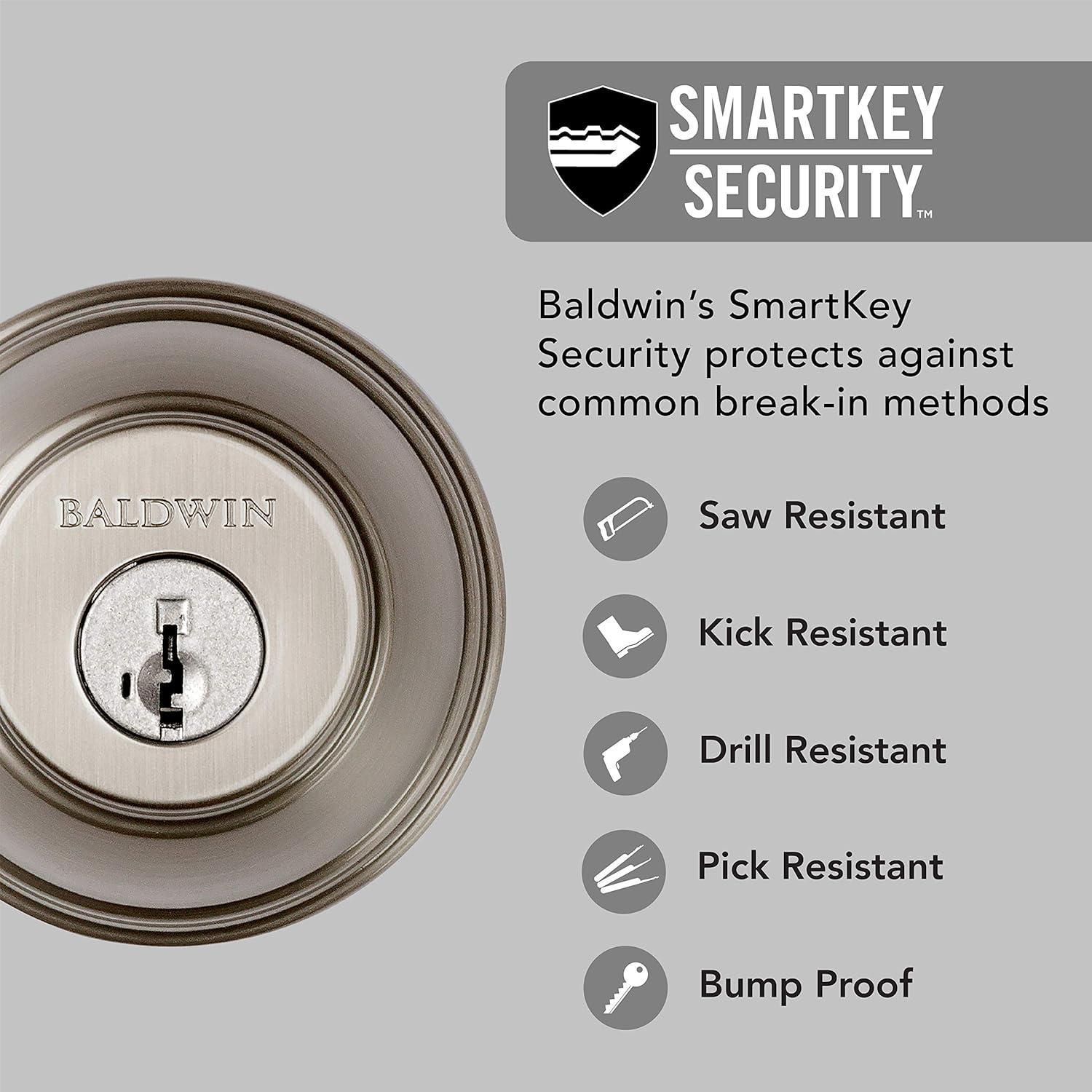 Prestige 385 Round Double Cylinder Deadbolt with SmartKey