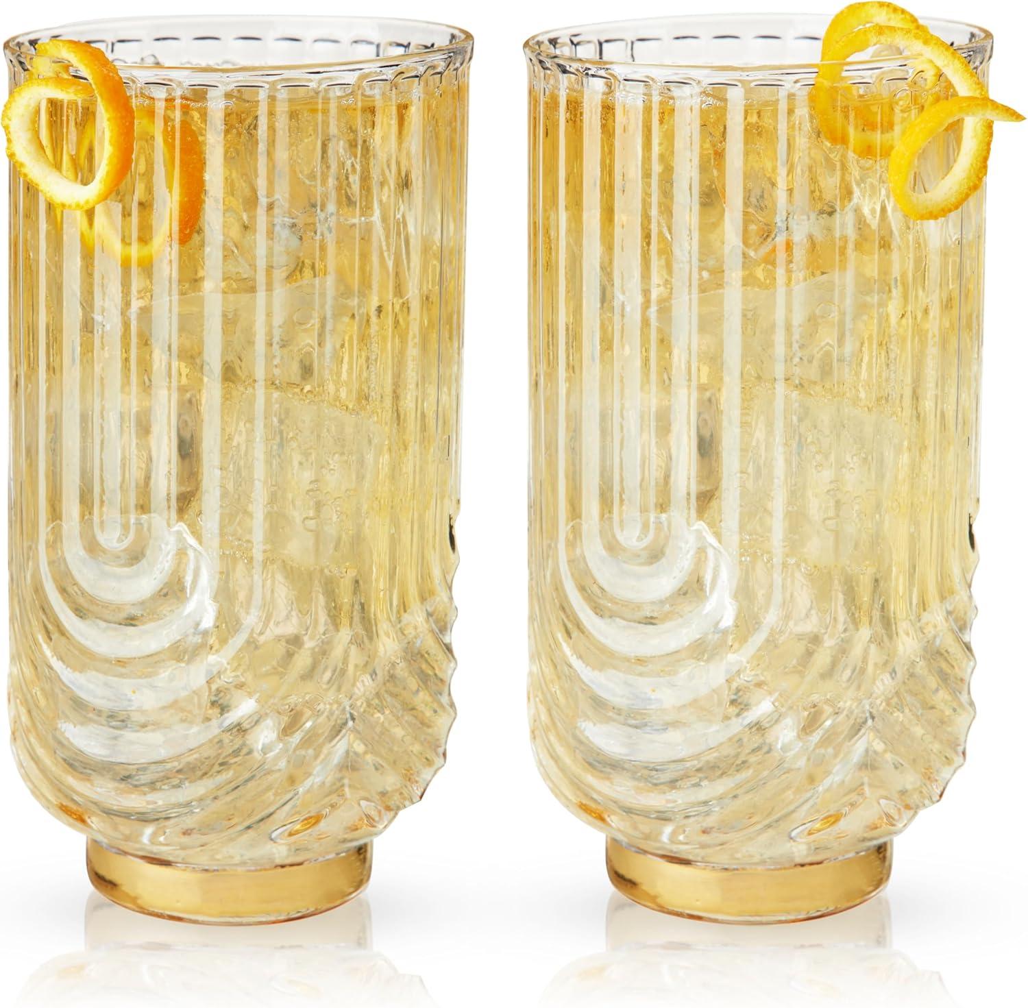 Viski Gatsby Highball Glasses