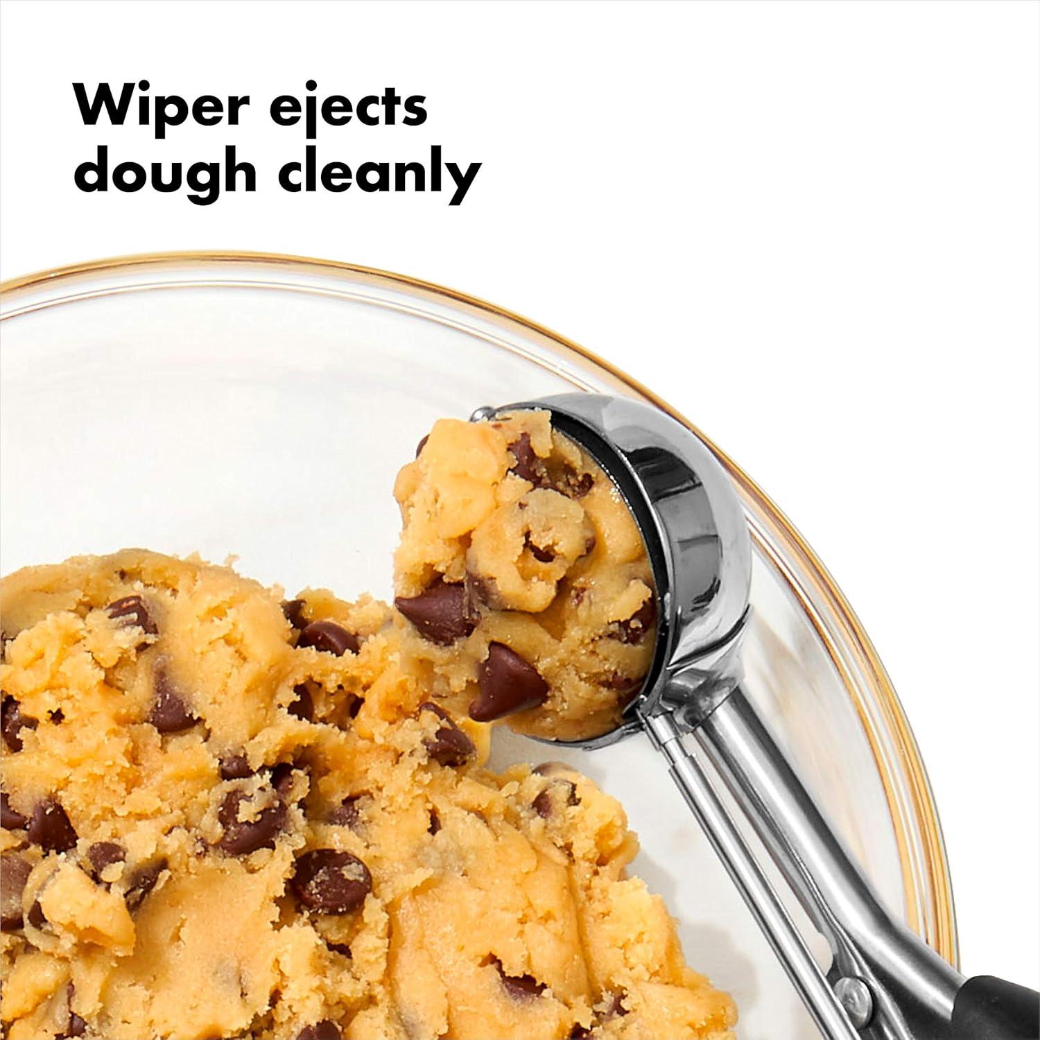 Large Stainless Steel Cookie Scoop with Non-slip Grip