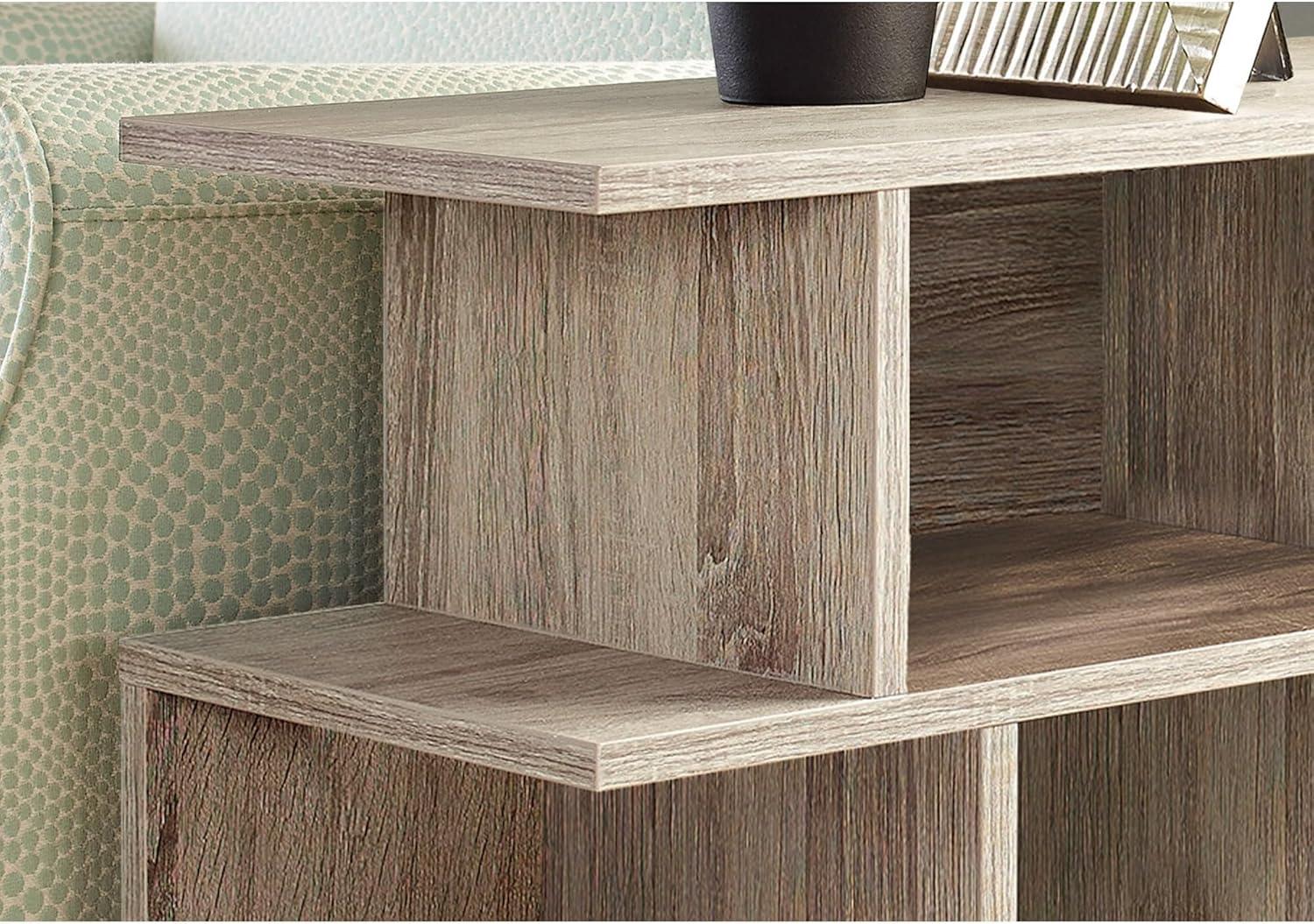 Monarch Specialties Accent Table, Side, End, Nightstand, Lamp, Living Room, Bedroom, Brown Laminate