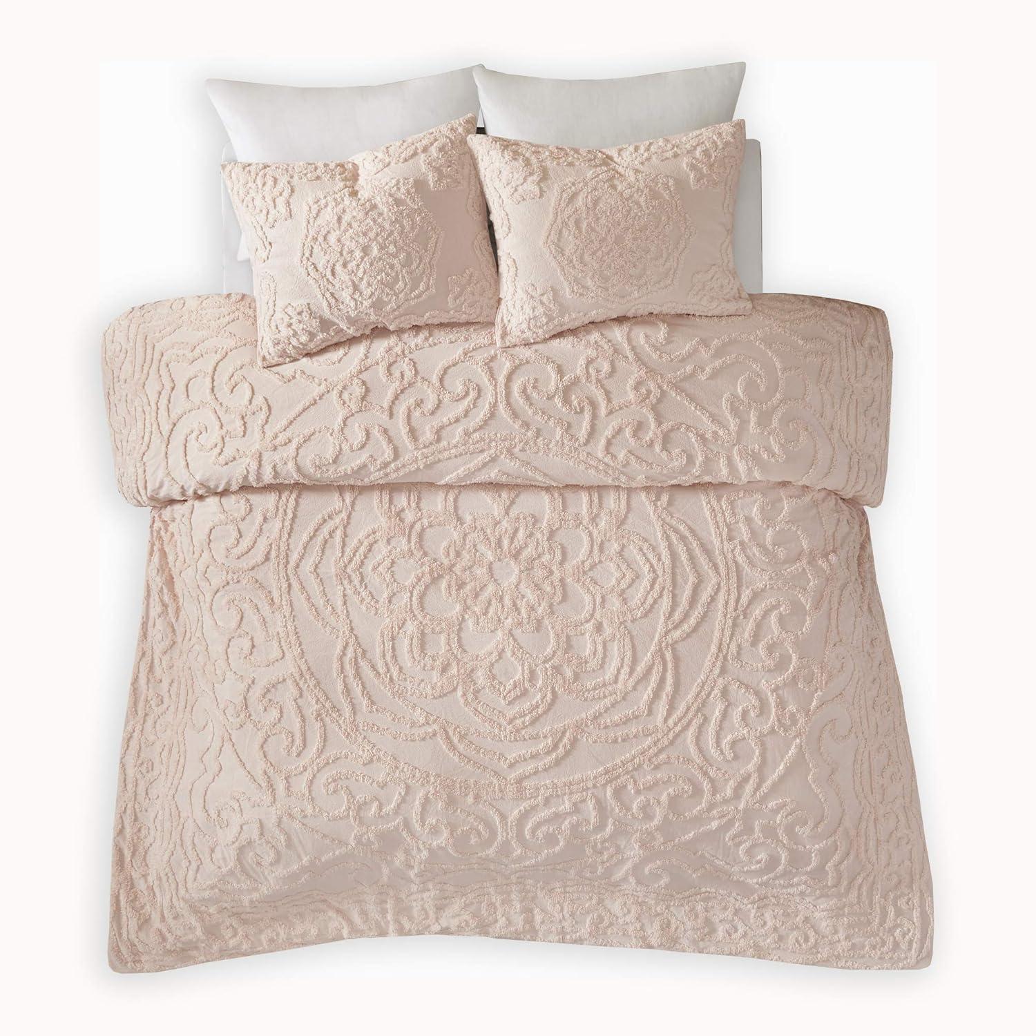 Madison Park Laetitia Tufted Cotton Chenille Medallion Comforter Set