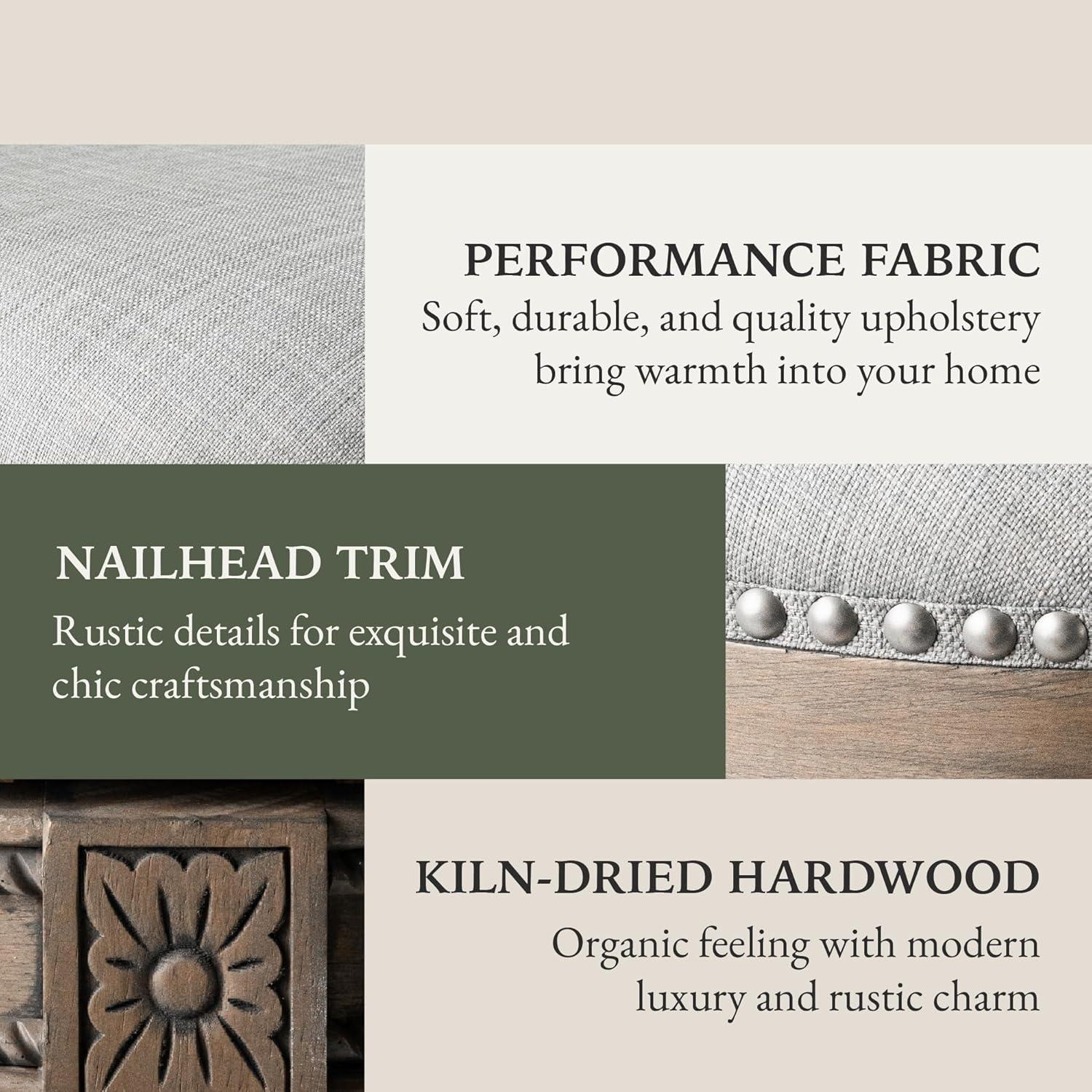 Maven Lane Maven Lane Pullman Stool with Fabric Upholstery