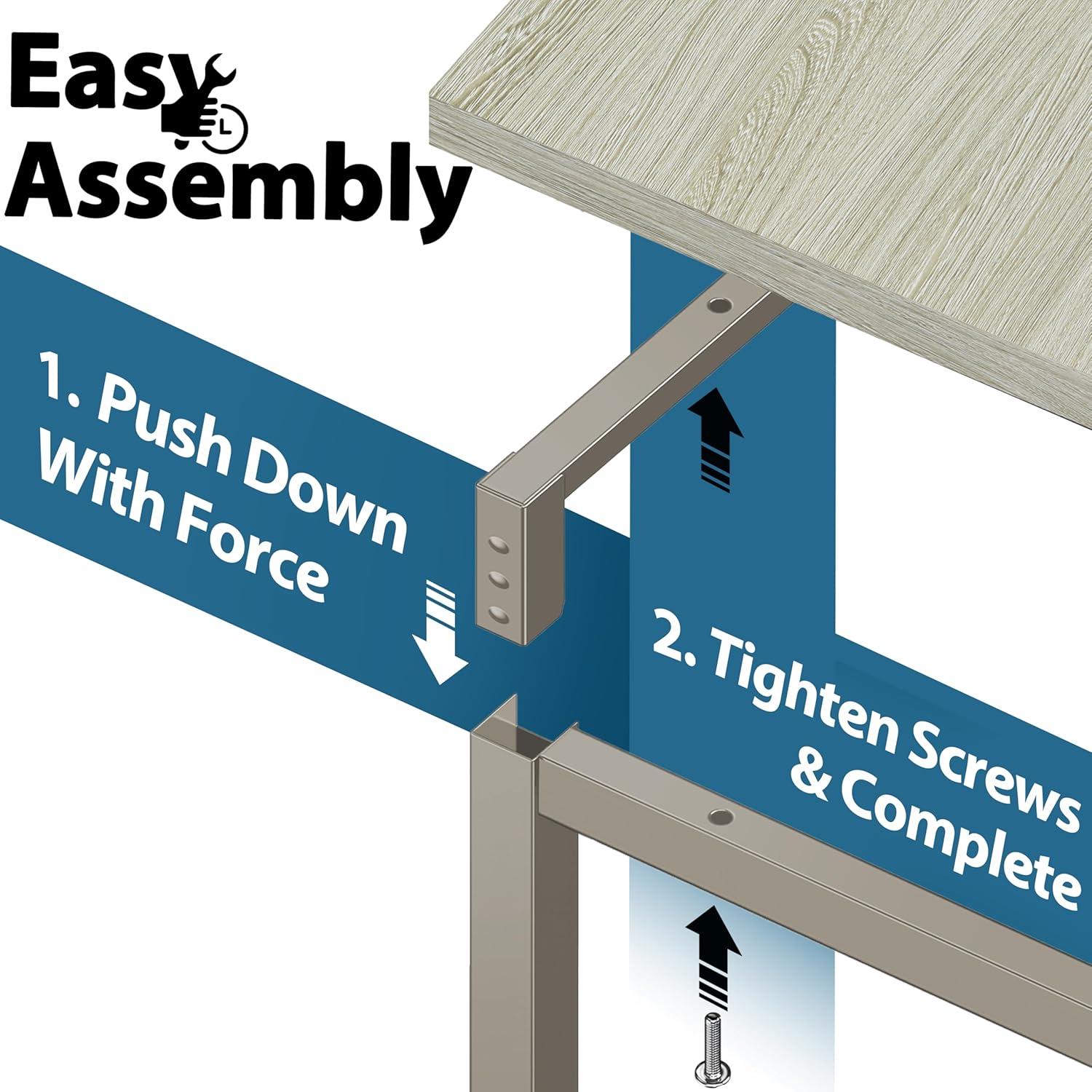SHW Home Office 48-Inch Computer Desk, Maple
