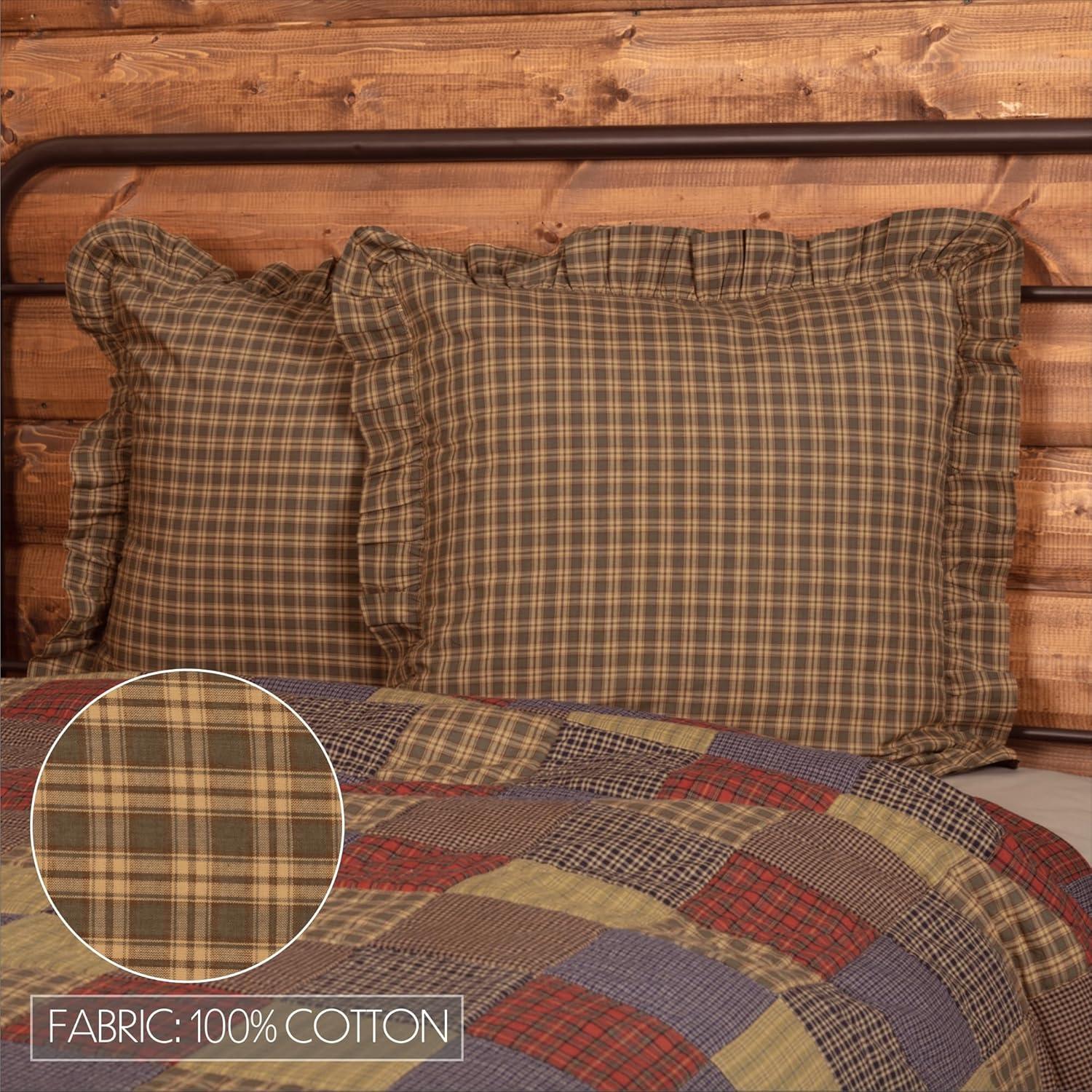 VHC Brands Cedar Ridge 100% Cotton Pillow Sham