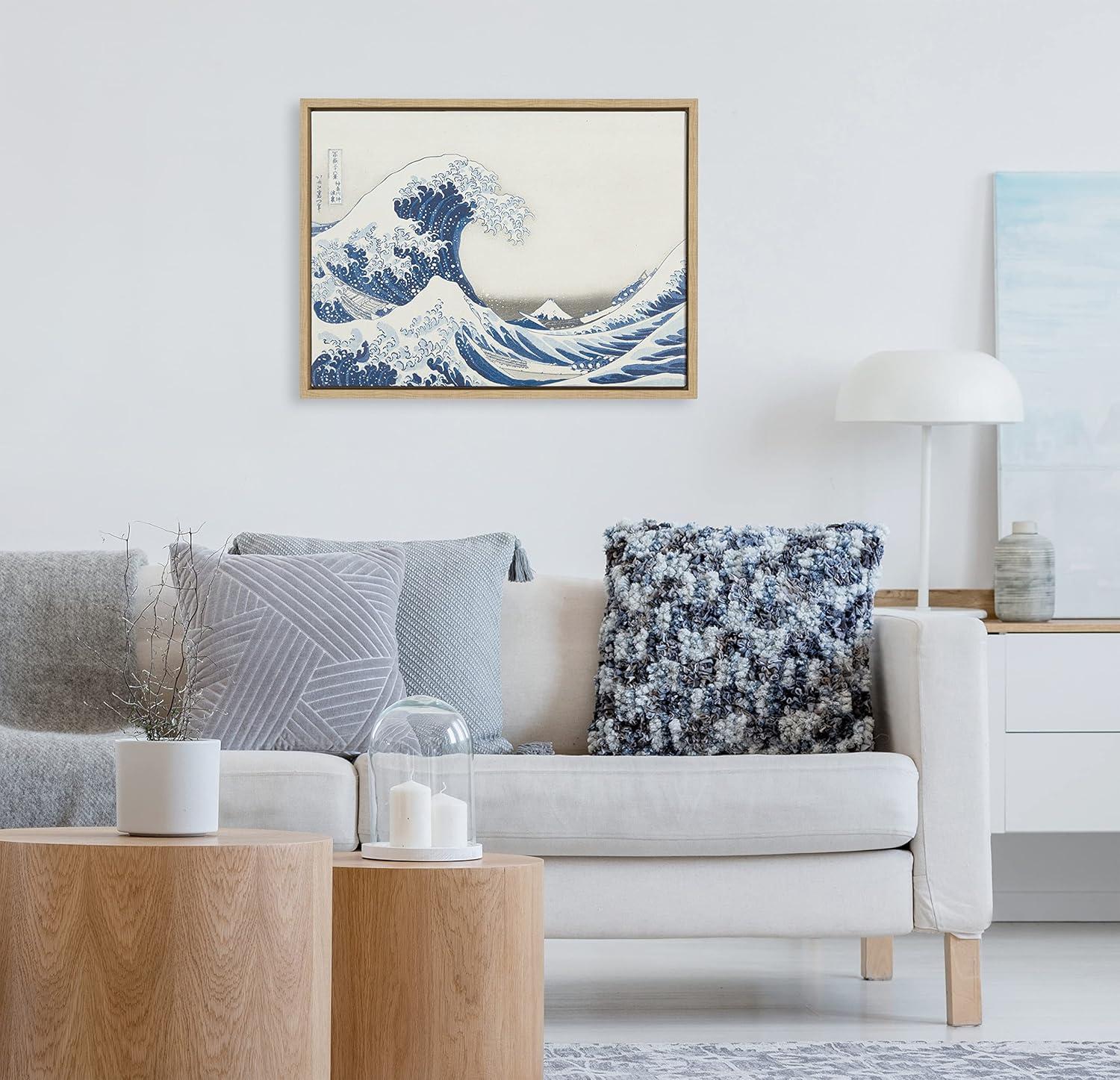 18" x 24" Sylvie The Great Wave Canvas by The Art Institute of Chicago - Kate & Laurel All Things Decor