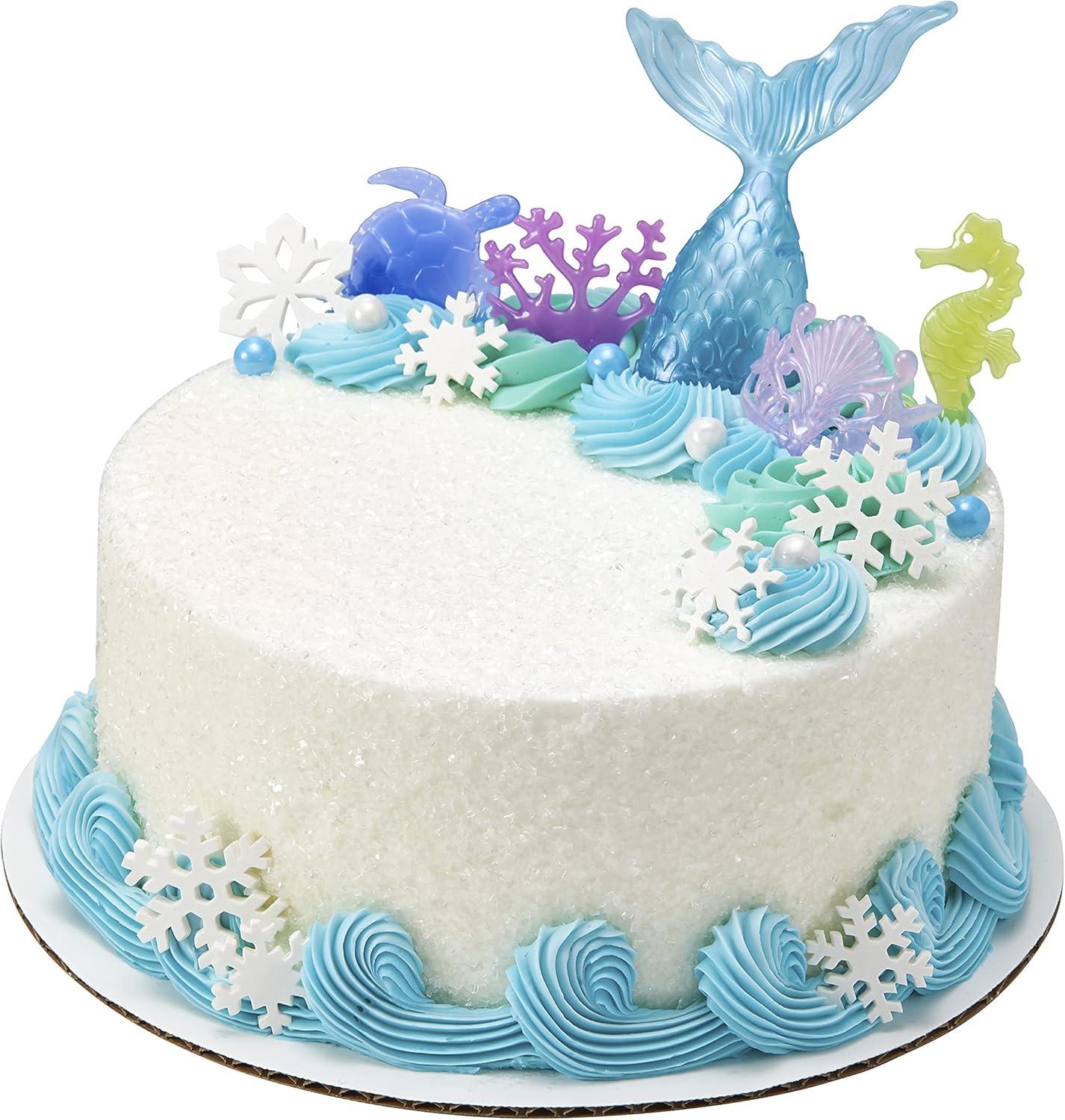 DecoPac Mystical Mermaid DecoSet Cake Topper, 1 SET, Mulitple
