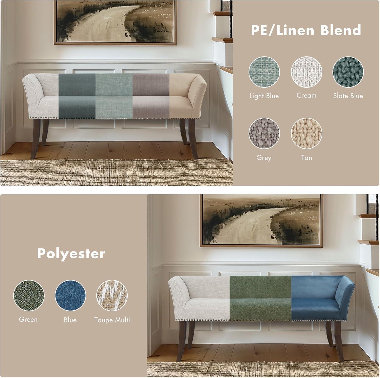 Madera Accent Bench Cream