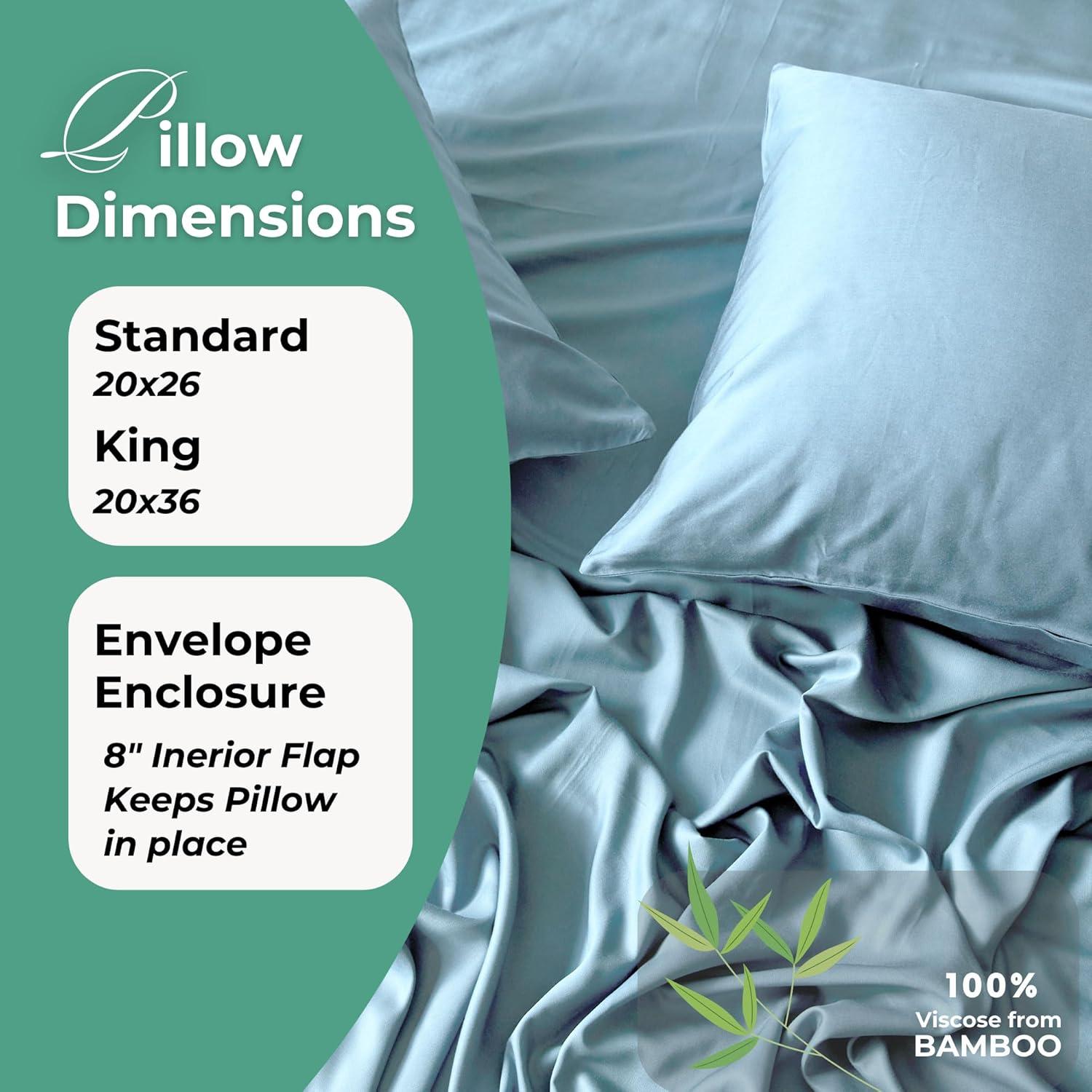 BedVoyage Luxury 100% viscose from Bamboo Pillowcase Set