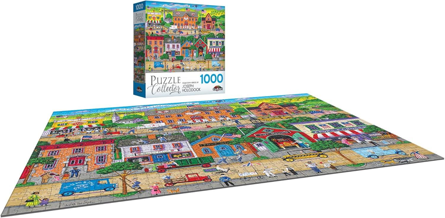 Cra-Z-Art Puzzle Collector 1000-Piece Hometown Heroes Jigsaw Puzzle