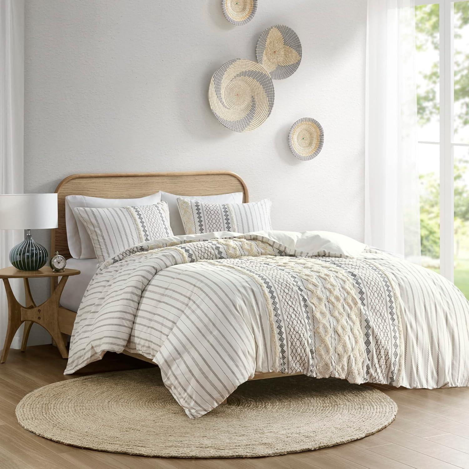 Imani Cotton Printed Duvet Cover Set