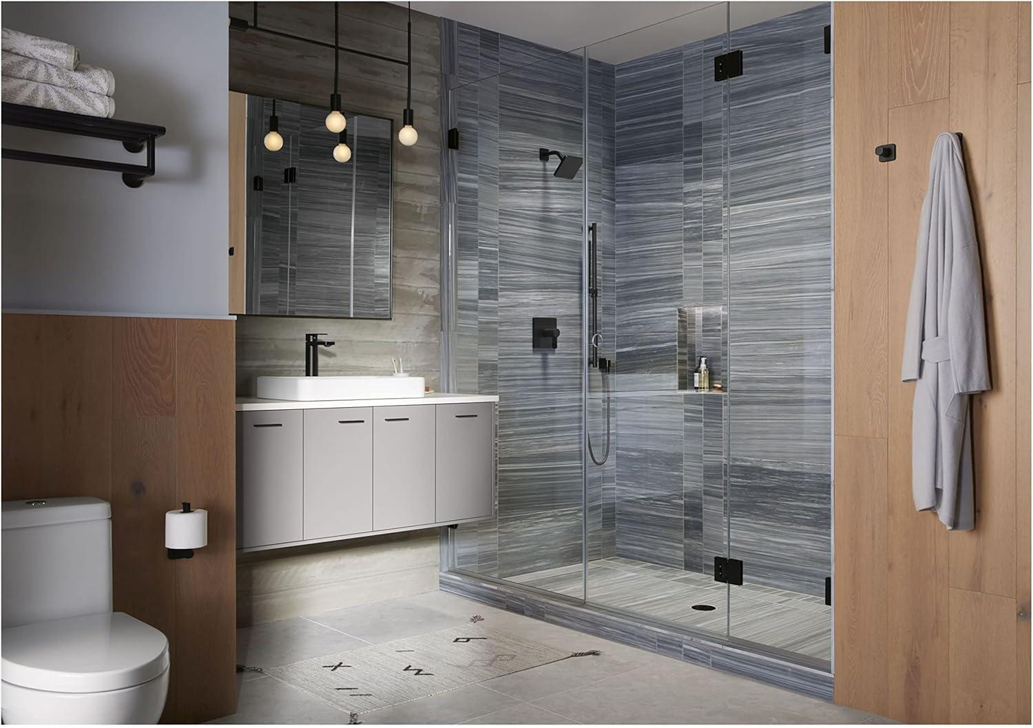 Parallel Vertical Toilet Paper Holder