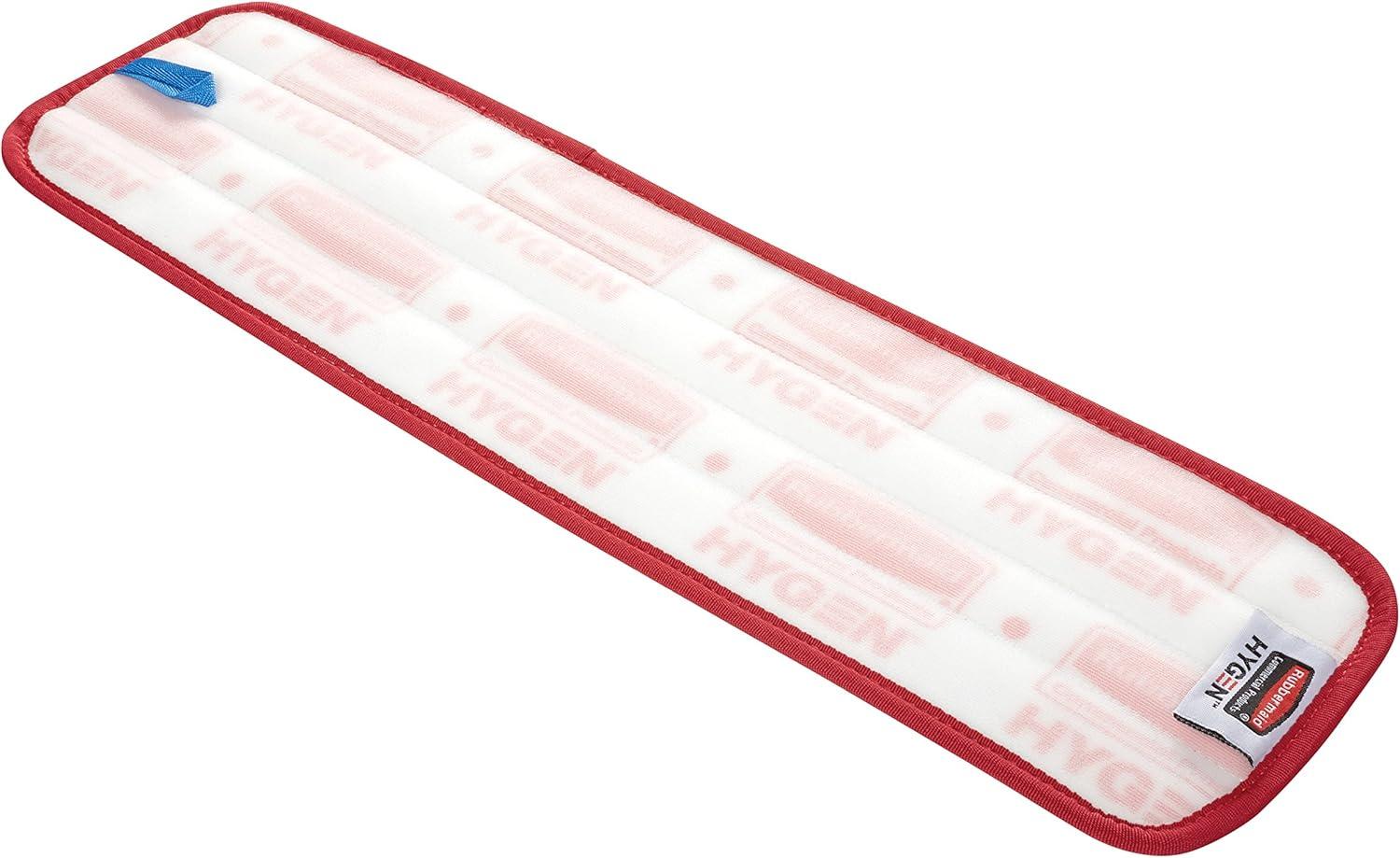 Rubbermaid Commercial Microfiber Wet Mopping Pad, 18.5" x 5.5" x 0.5", Red