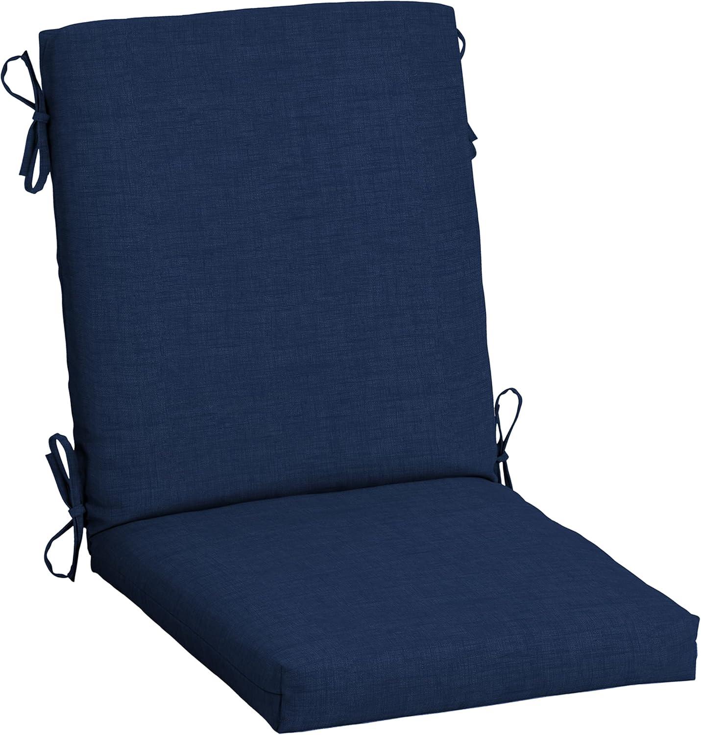 Arden Selections Outdoor Dining Chair Cushion 20 x 20, Water Repellent, Fade Resistant 20 x 20, Sapphire Blue Leala