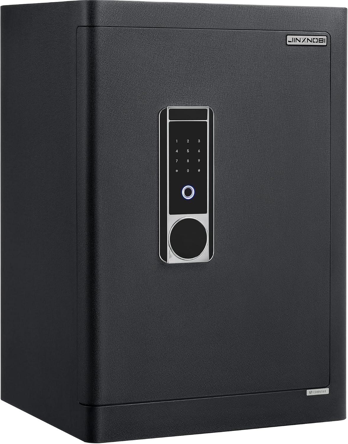 MASTER CRAFT WINDOW AND DOOR Large Safe Box ,4.2 Cubic Feet Home Safe Box With Fireproof Waterproof 27.6In Security Big Safe With Electronic Keypad Digital Lock For Office Hotel