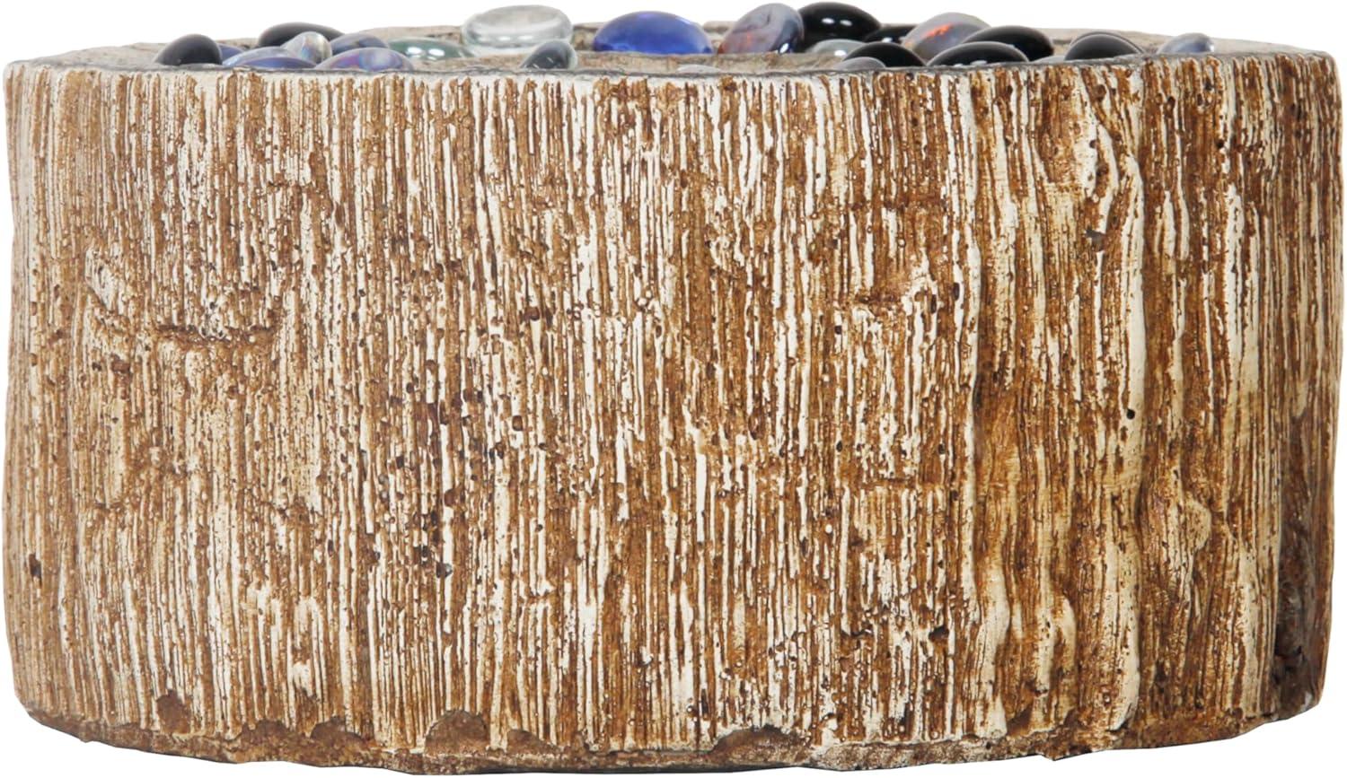 Afterglow Round TerraFab Tabletop Fire Bowl