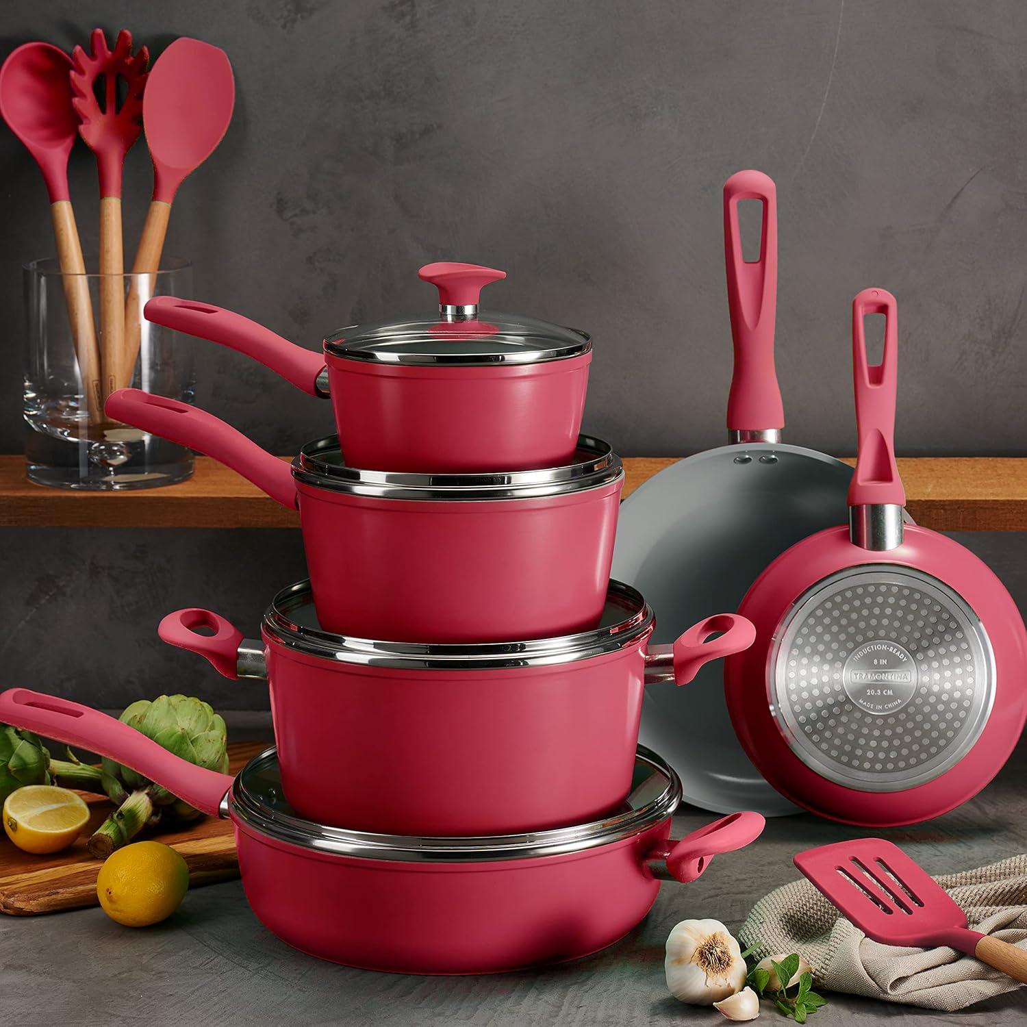 Tramontina 14 Pc Ceramic Induction-Ready Cookware Set