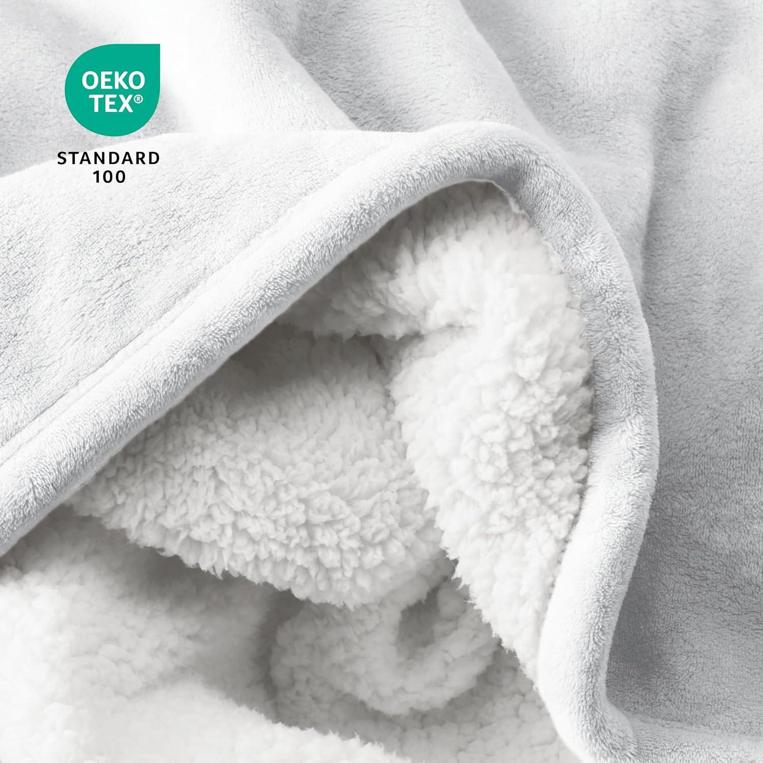 Bare Home Sherpa Fleece Blanket