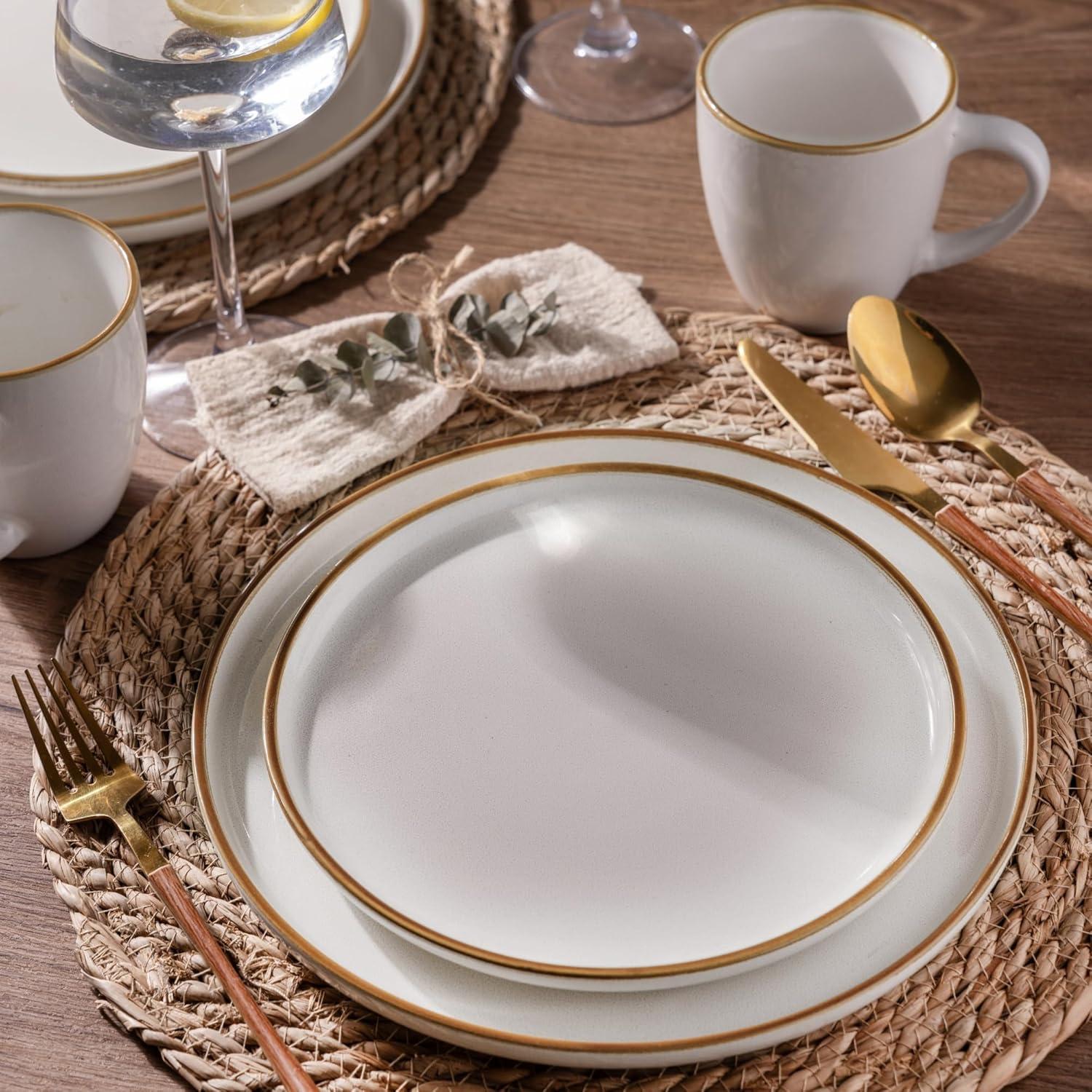 Rockaway 12 Piece Dinnerware Set