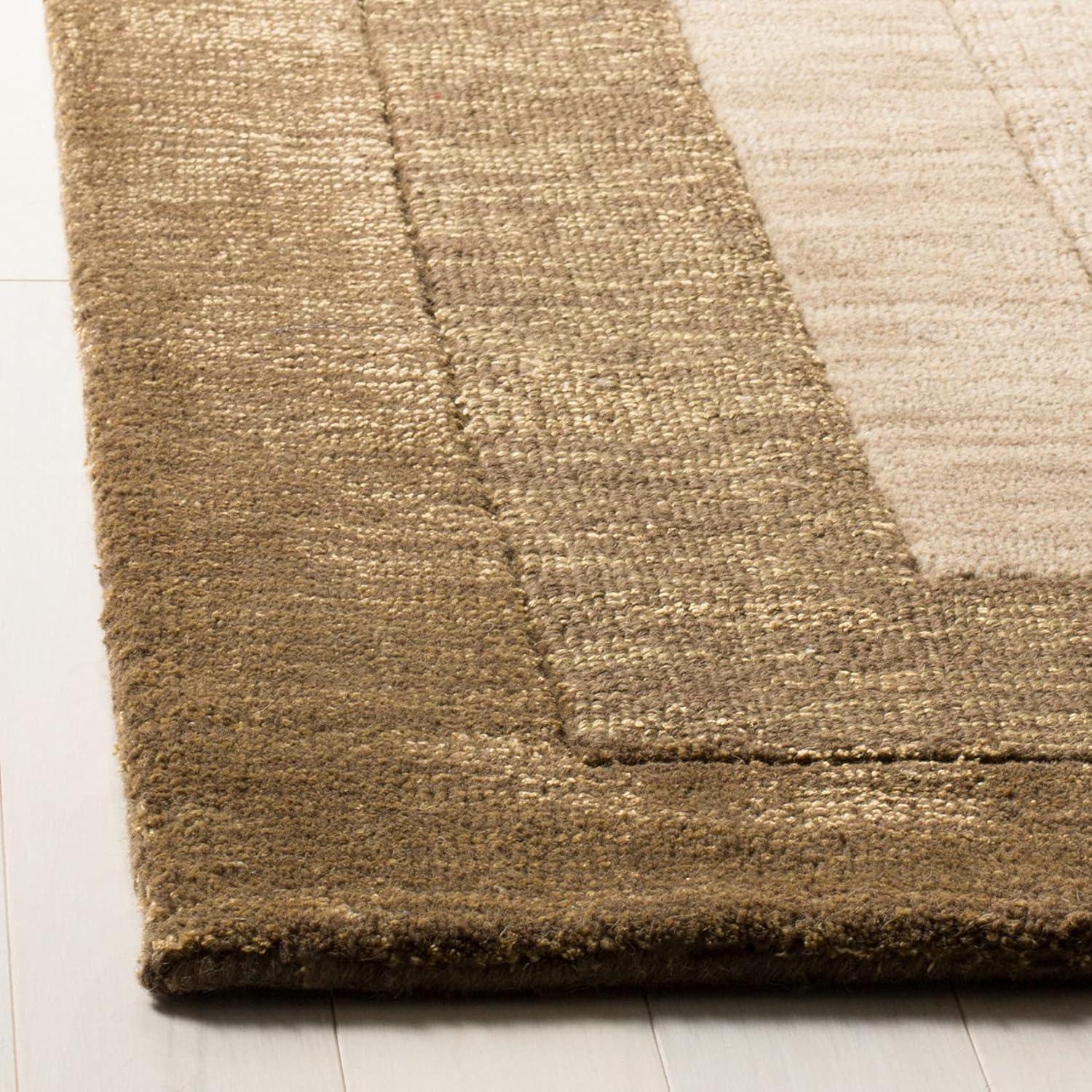 Impressions IM821 Hand Loomed Area Rug - Beige/Brown - 4'x6' - Safavieh