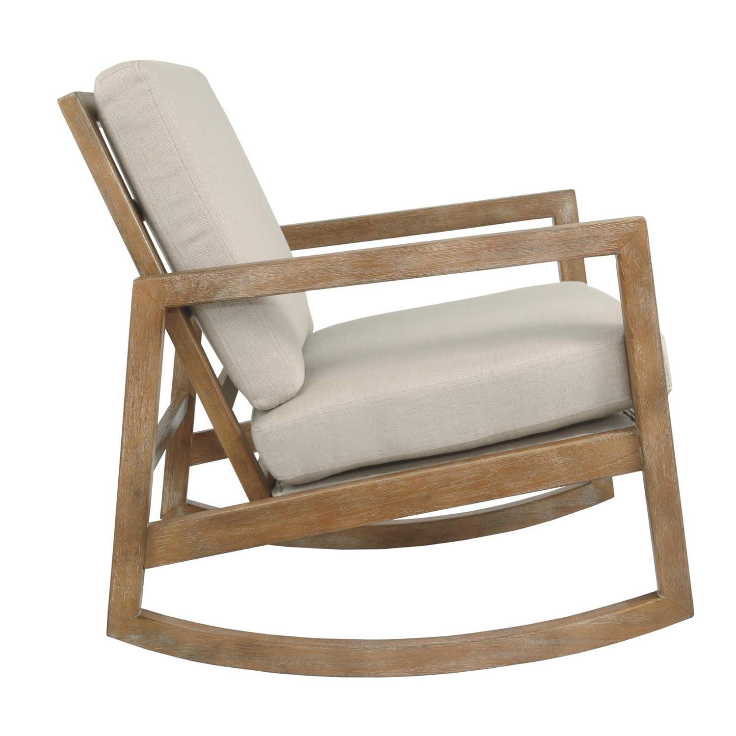 Signature Design by Ashley Casual Novelda Rocker Accent Chair  Neutral