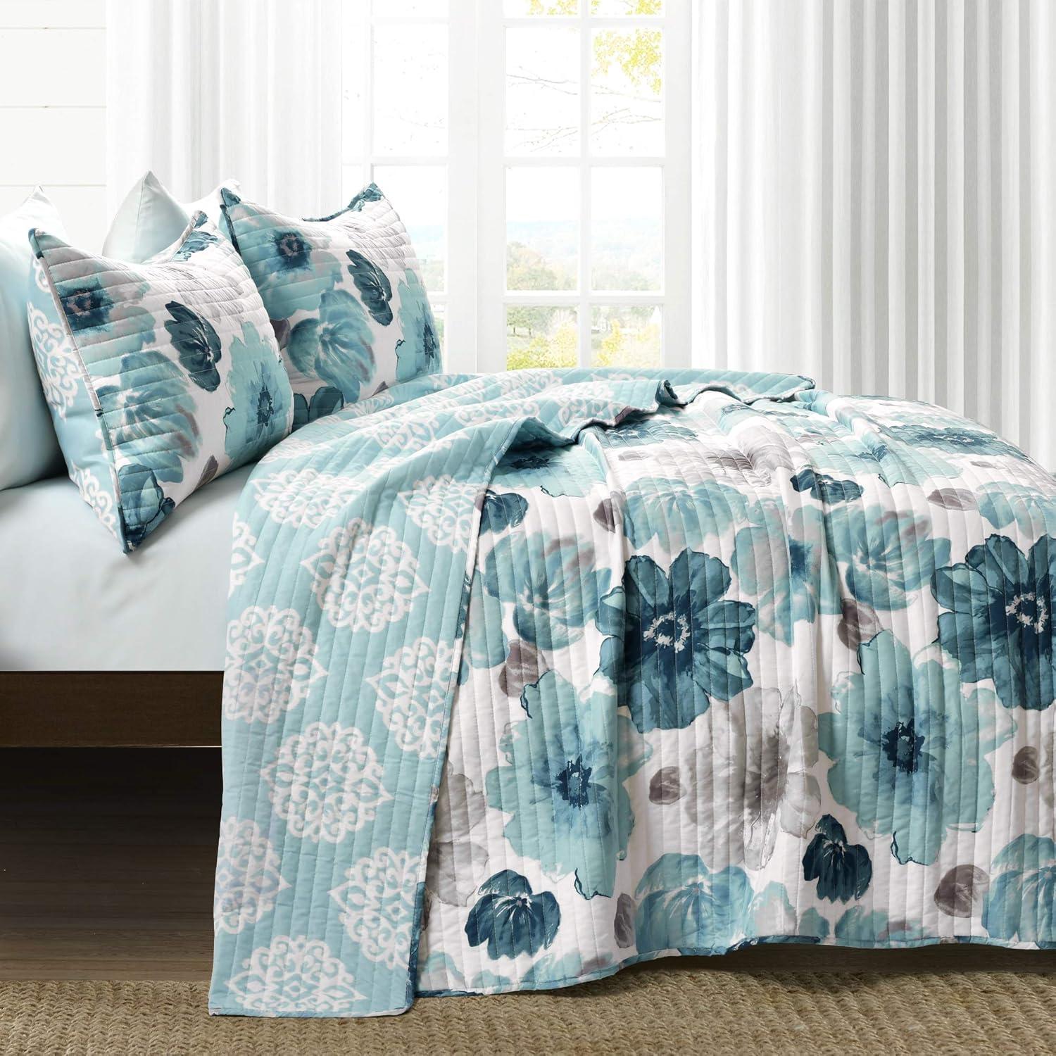 Lush Decor Leah Reversible Quilt Set
