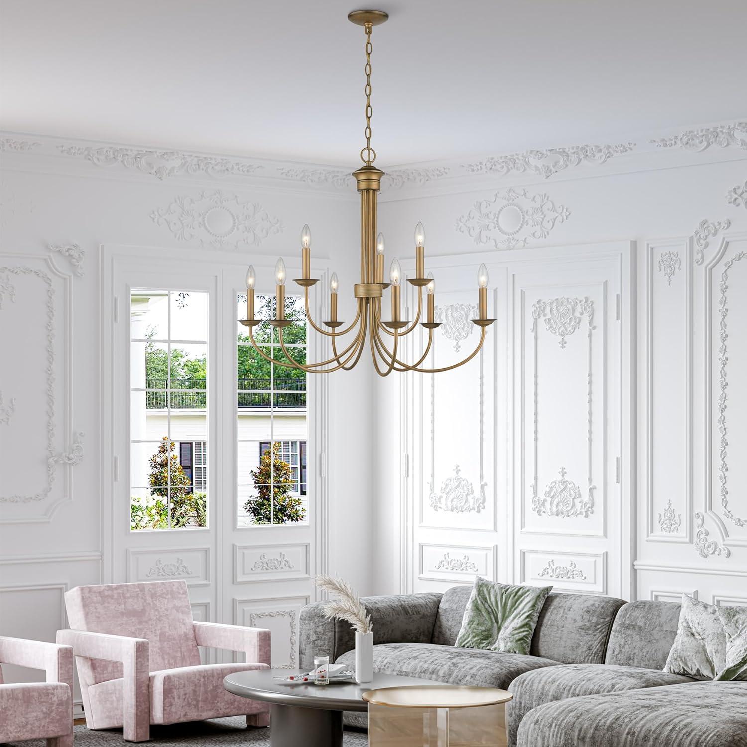 Livex Lighting Estate 9 - Light Chandelier in  Bronze