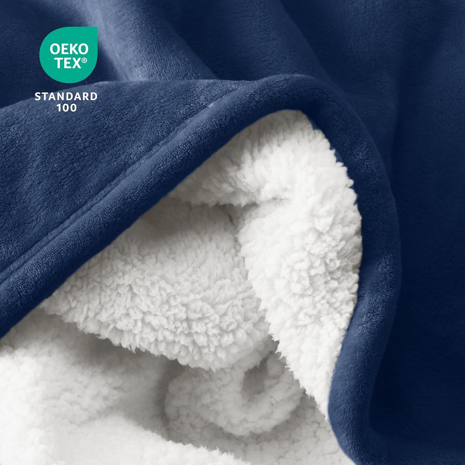 Bare Home Sherpa Fleece Blanket