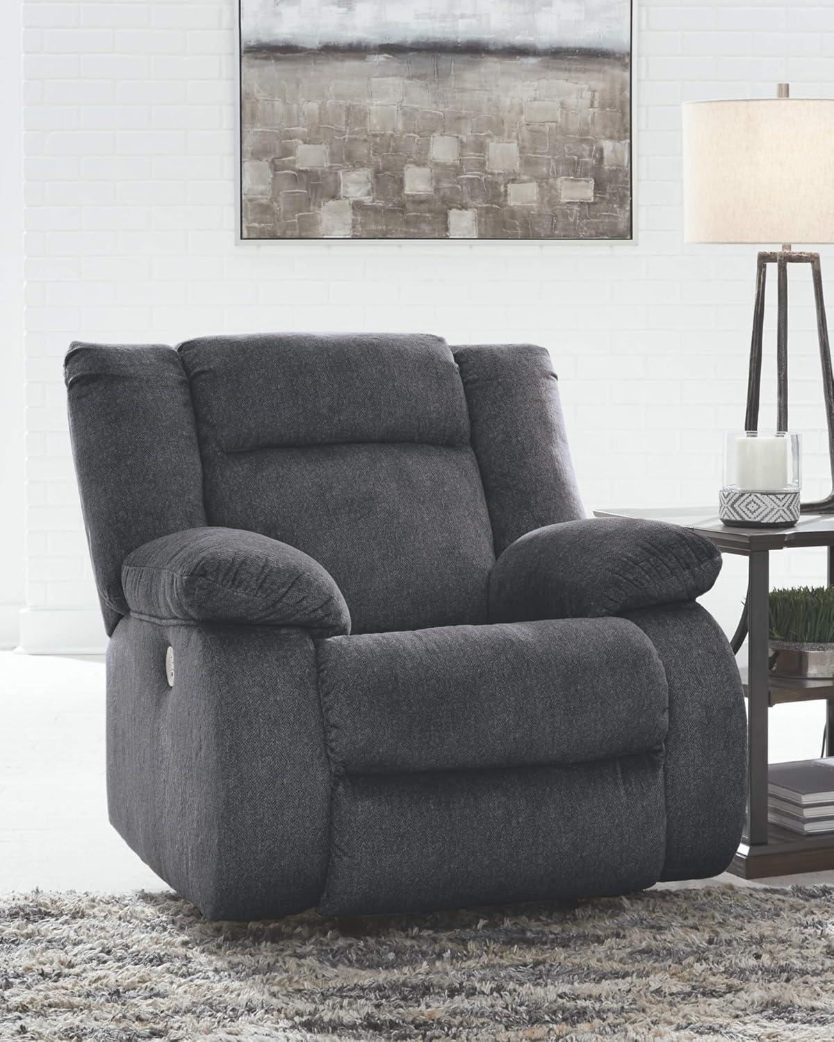 Signature Design by Ashley Burkner Dark Gray Power Recliner