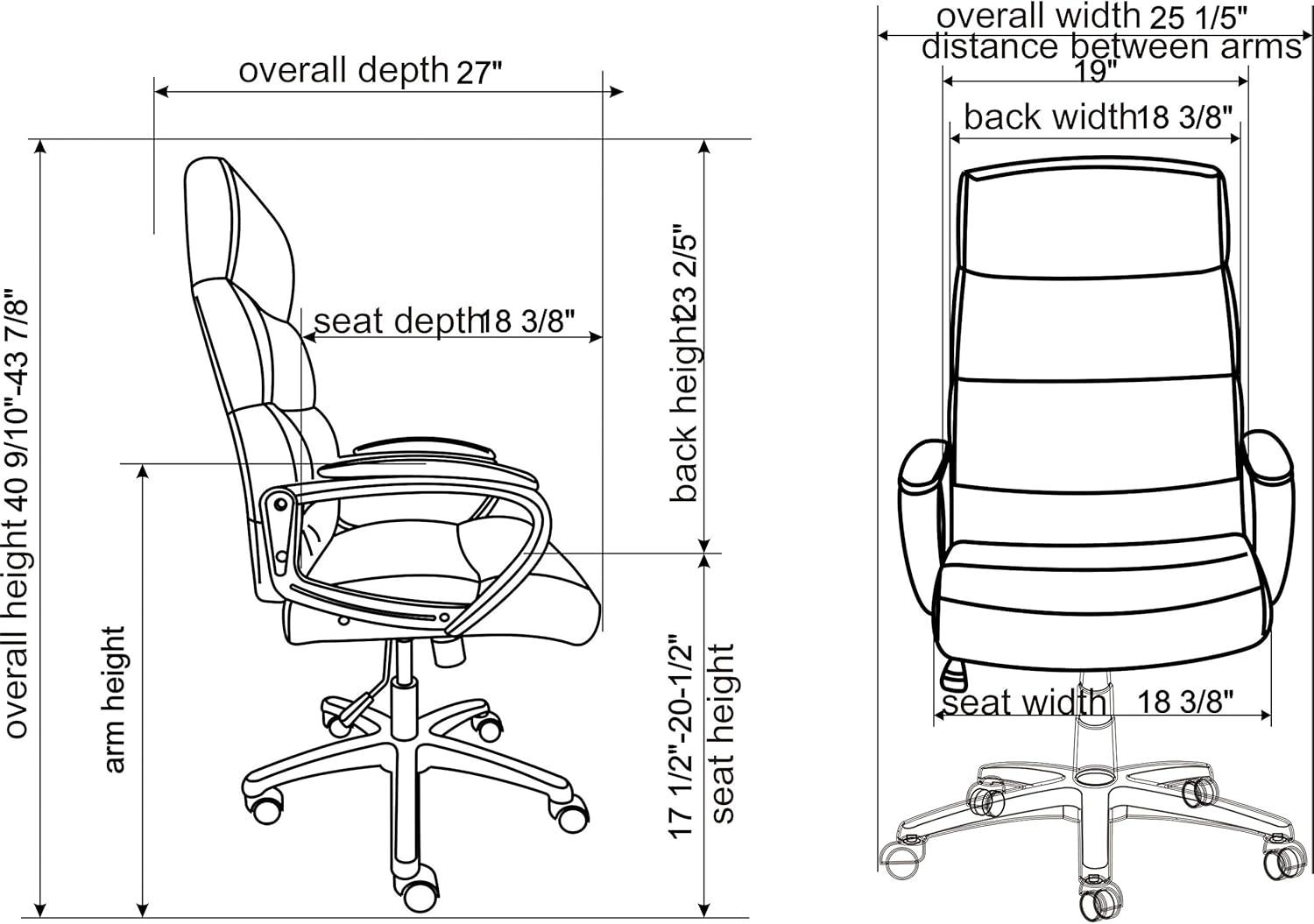 Lorell Soho Executive Chair