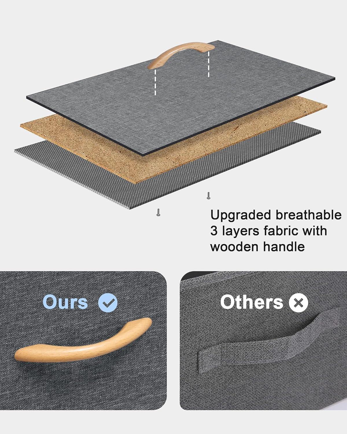 Crestlive Products Home Extra Wide Closet Dresser Storage Tower Organizer Unit 9 Drawers Grey Dark Wood