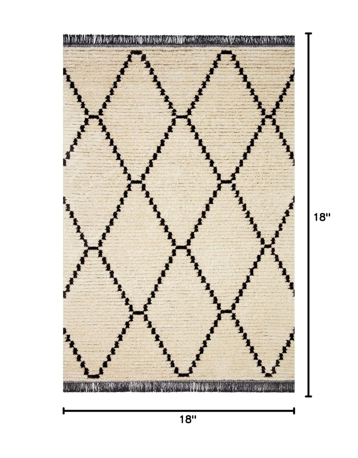 Chris Loves Julia x Loloi Chris Loves Julia x Loloi Alice Geometric Cream/Charcoal Rug