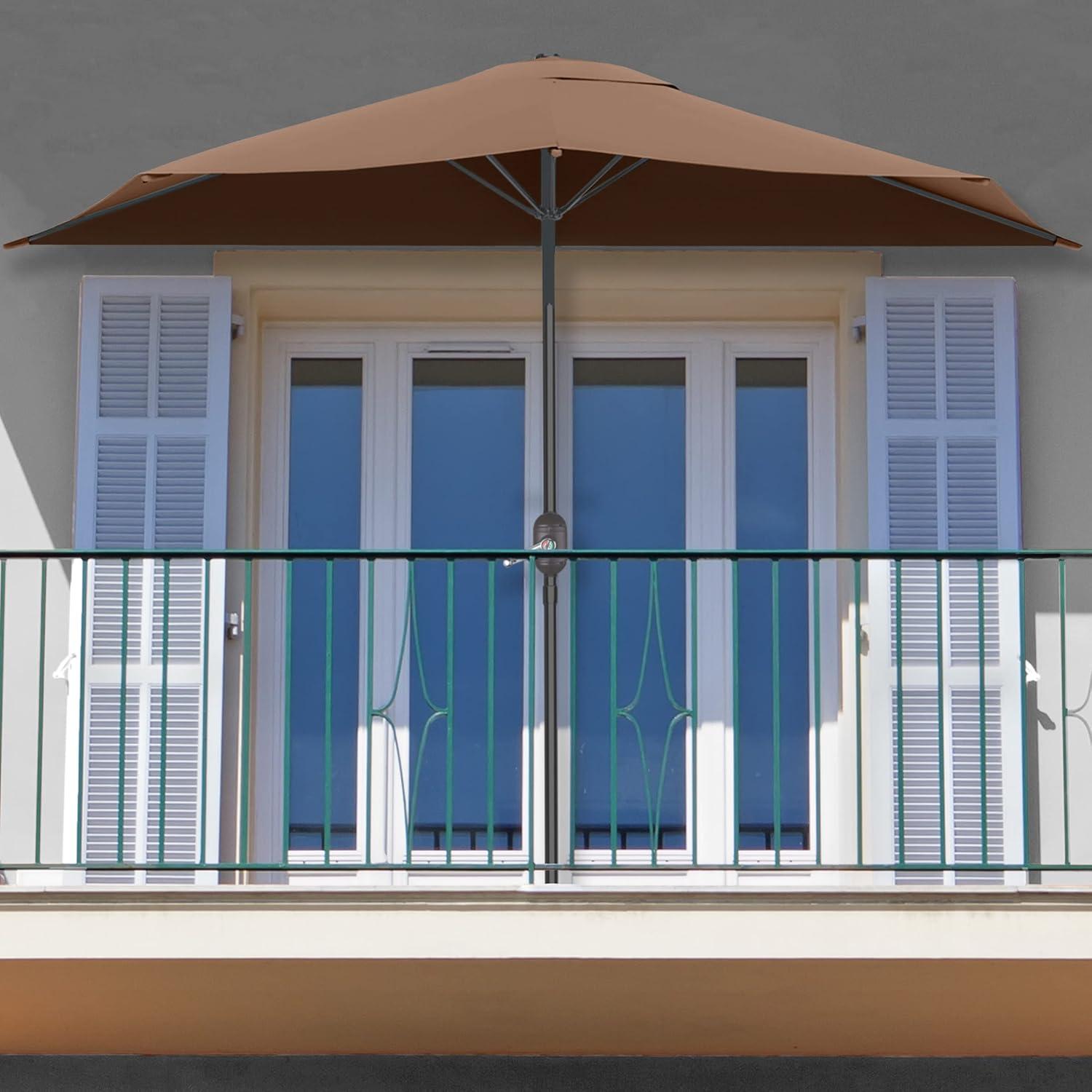 Patson 9' Half Market Umbrella