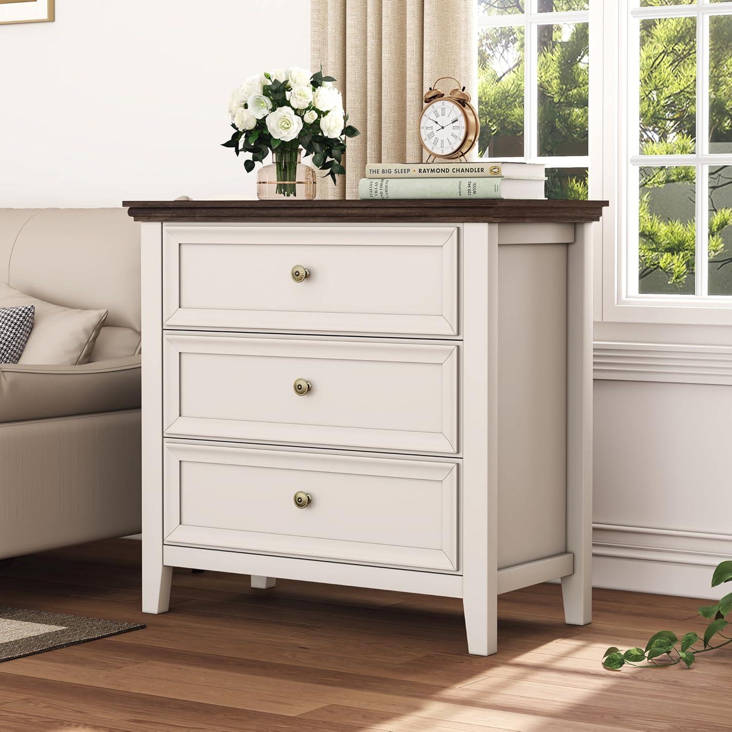 Drawers Dresser for Bedroom White - 5-drawer