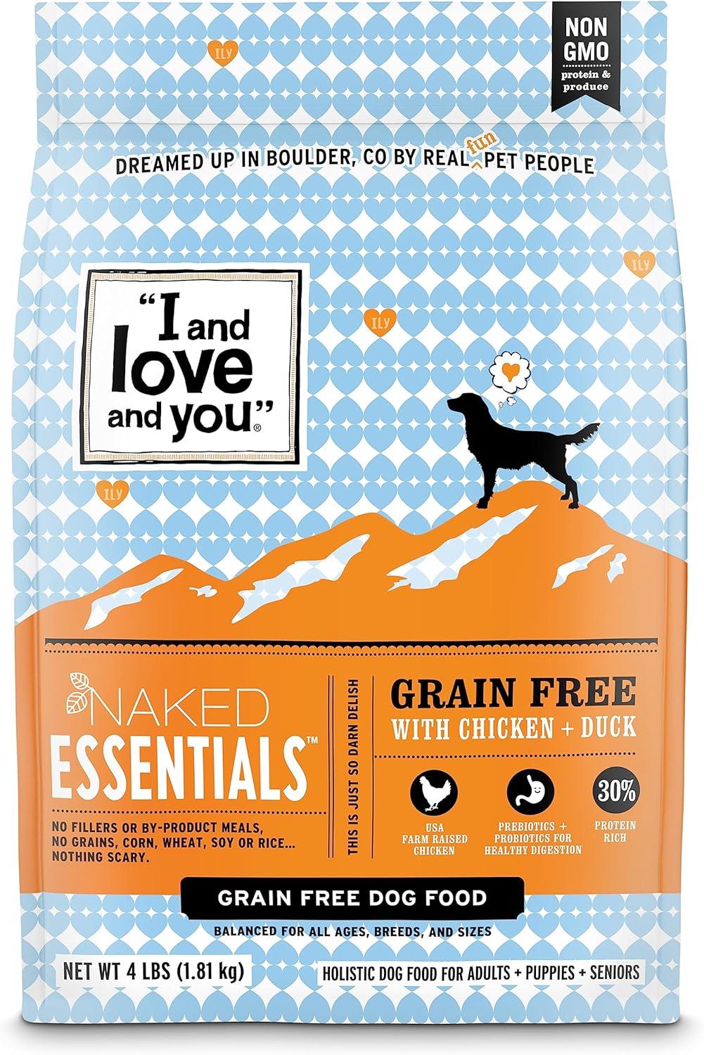 Grain-Free Chicken and Duck Dry Dog Food, 4 lb