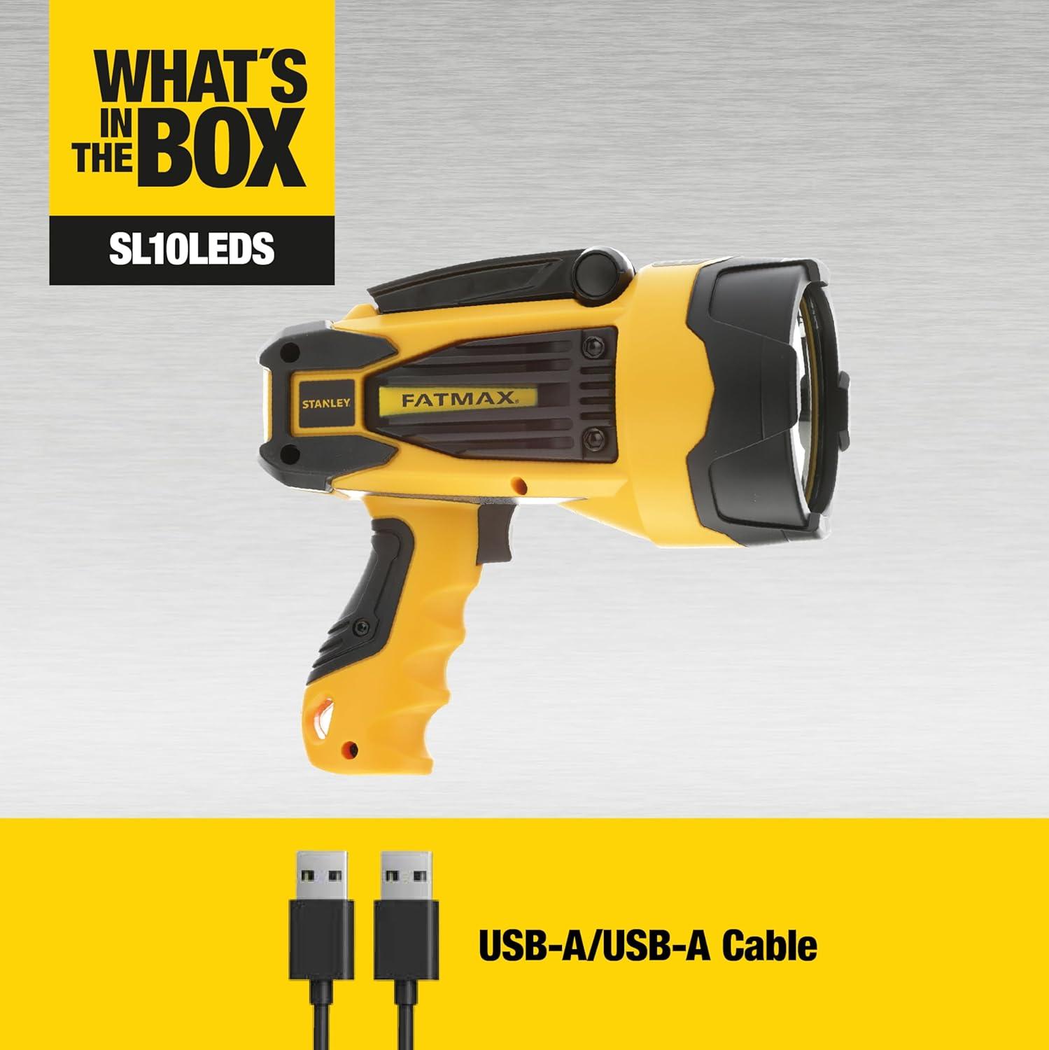 STANLEY 2200-Lumen Rechargeable Li-ion LED Work Spotlight (SL10LEDS)