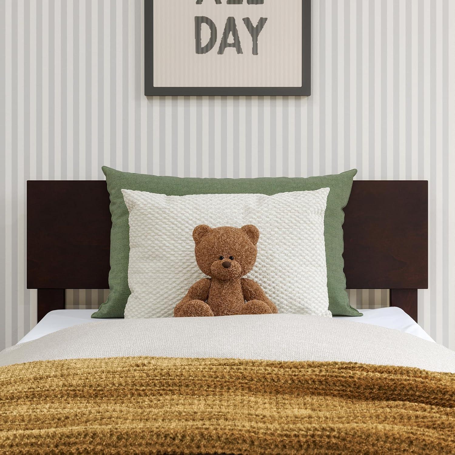 AFI Aria Queen Modern Solid Wood Low Profile Platform Bed, Espresso