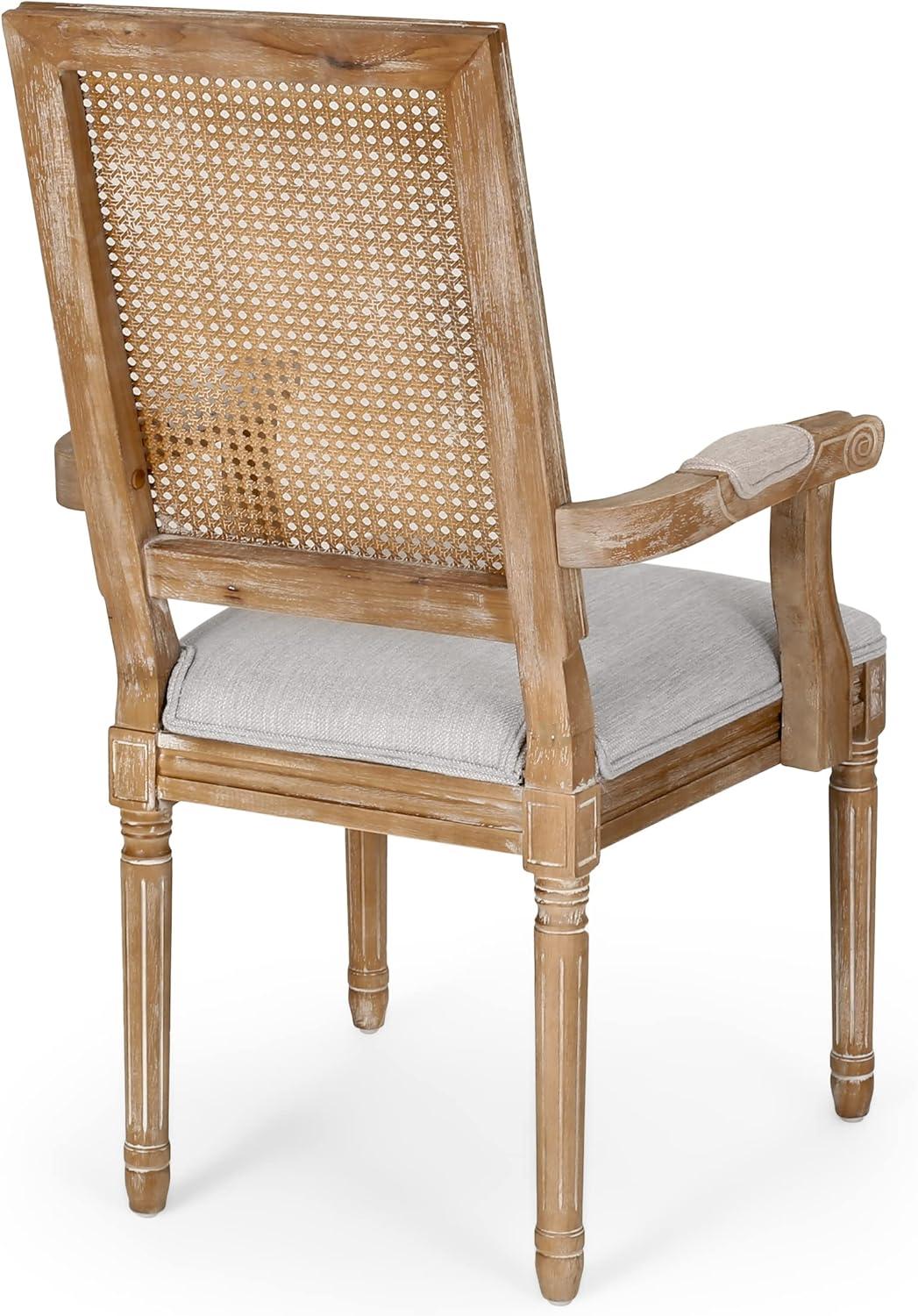 Christopher Knight Home Maria DINING CHAIR SETS, Light Grey + Natural