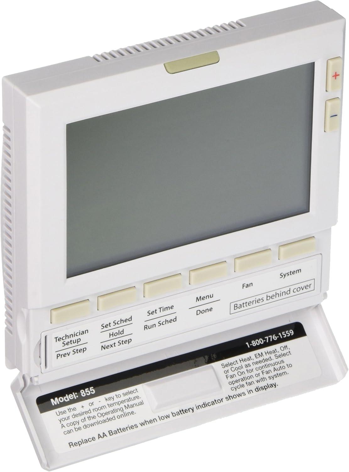 Pro1 IAQ T855 7-Day Programmable Universal Thermostat, 2H/2C